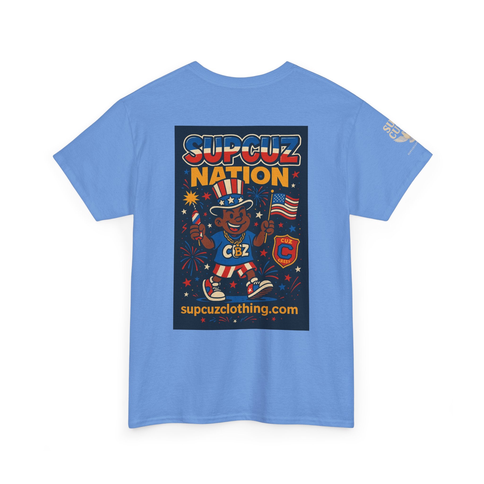 4th of July Launch Tee 1/6 - Unisex Heavy Cotton Tee