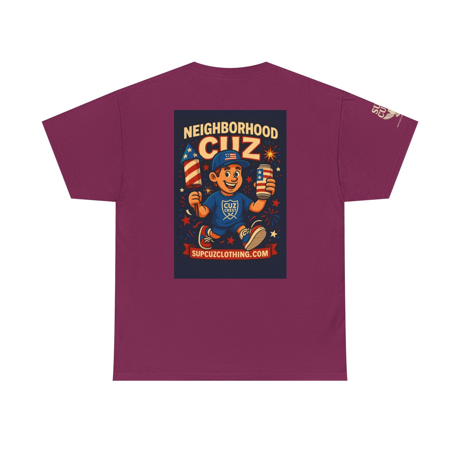 4th of July Launch Tee 5/6 - Unisex Heavy Cotton Tee