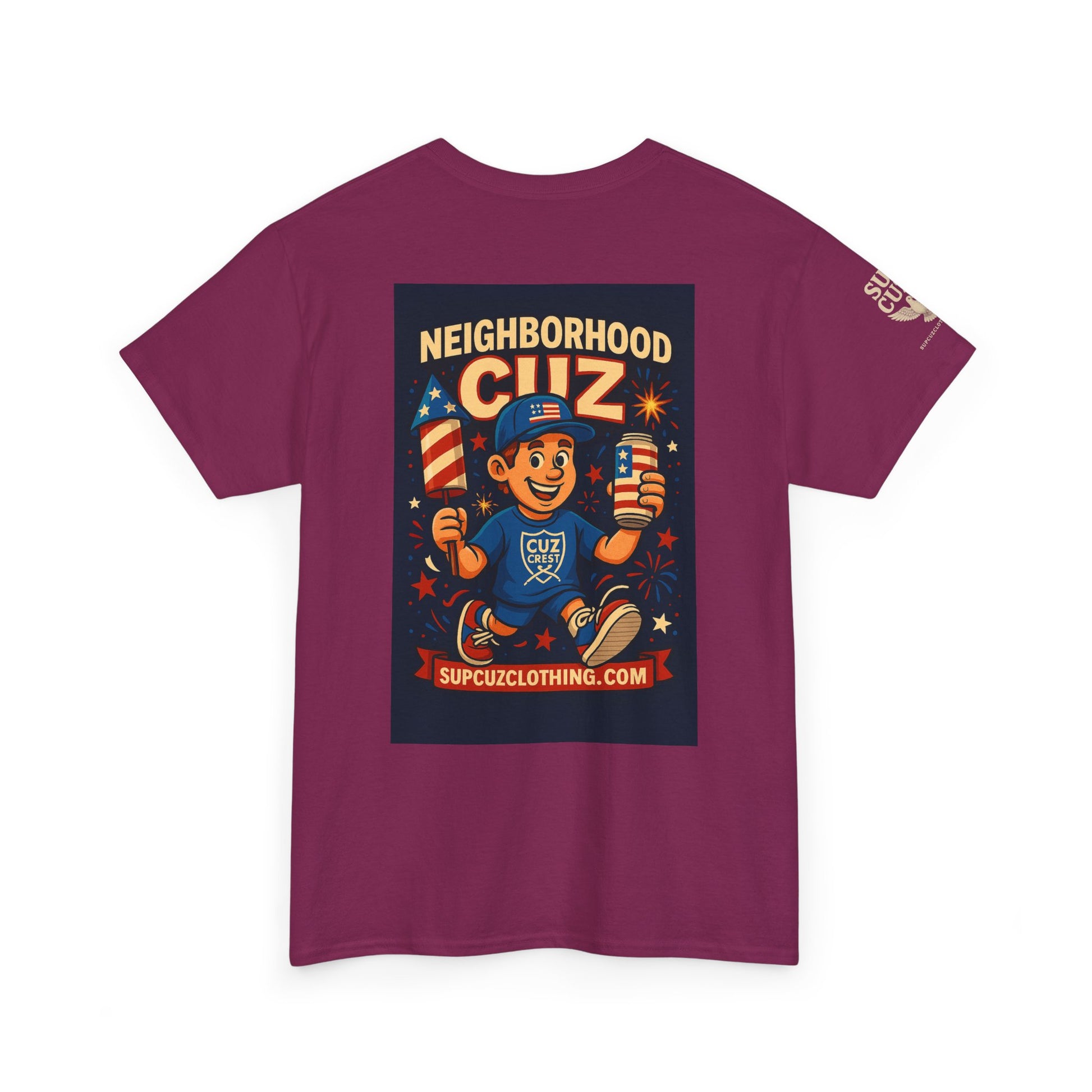 4th of July Launch Tee 5/6 - Unisex Heavy Cotton Tee