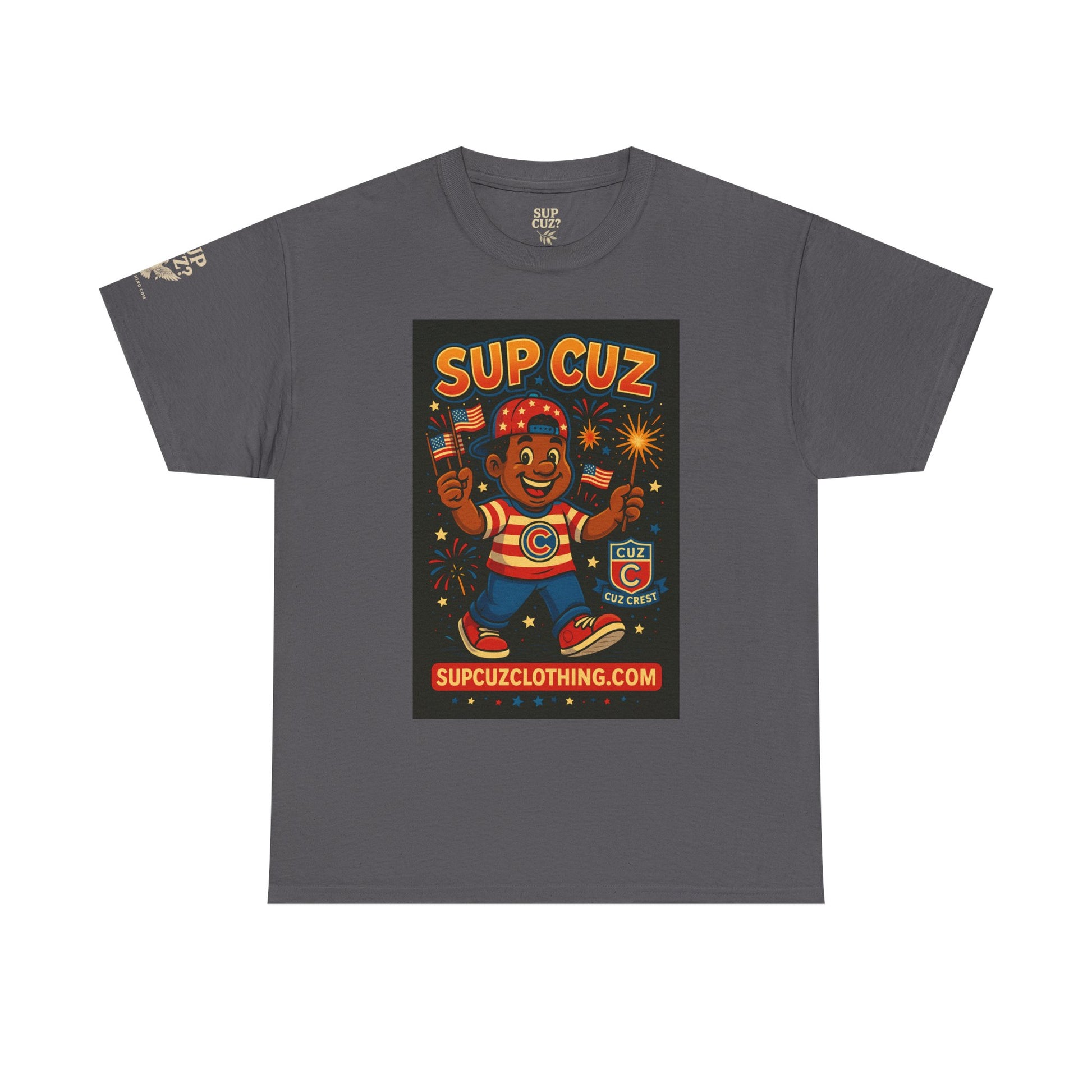 4th of July Launch Tee 3/6 - Unisex Heavy Cotton Tee