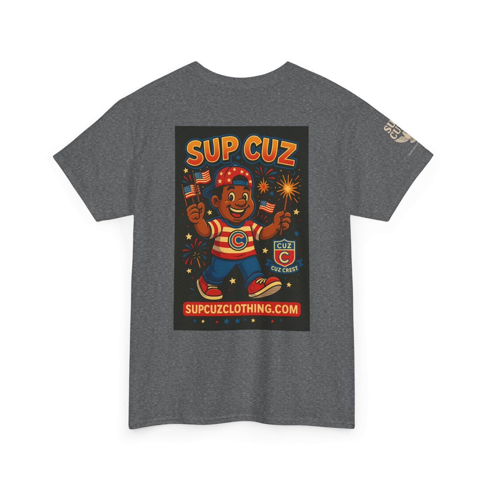 4th of July Launch Tee 3/6 - Unisex Heavy Cotton Tee
