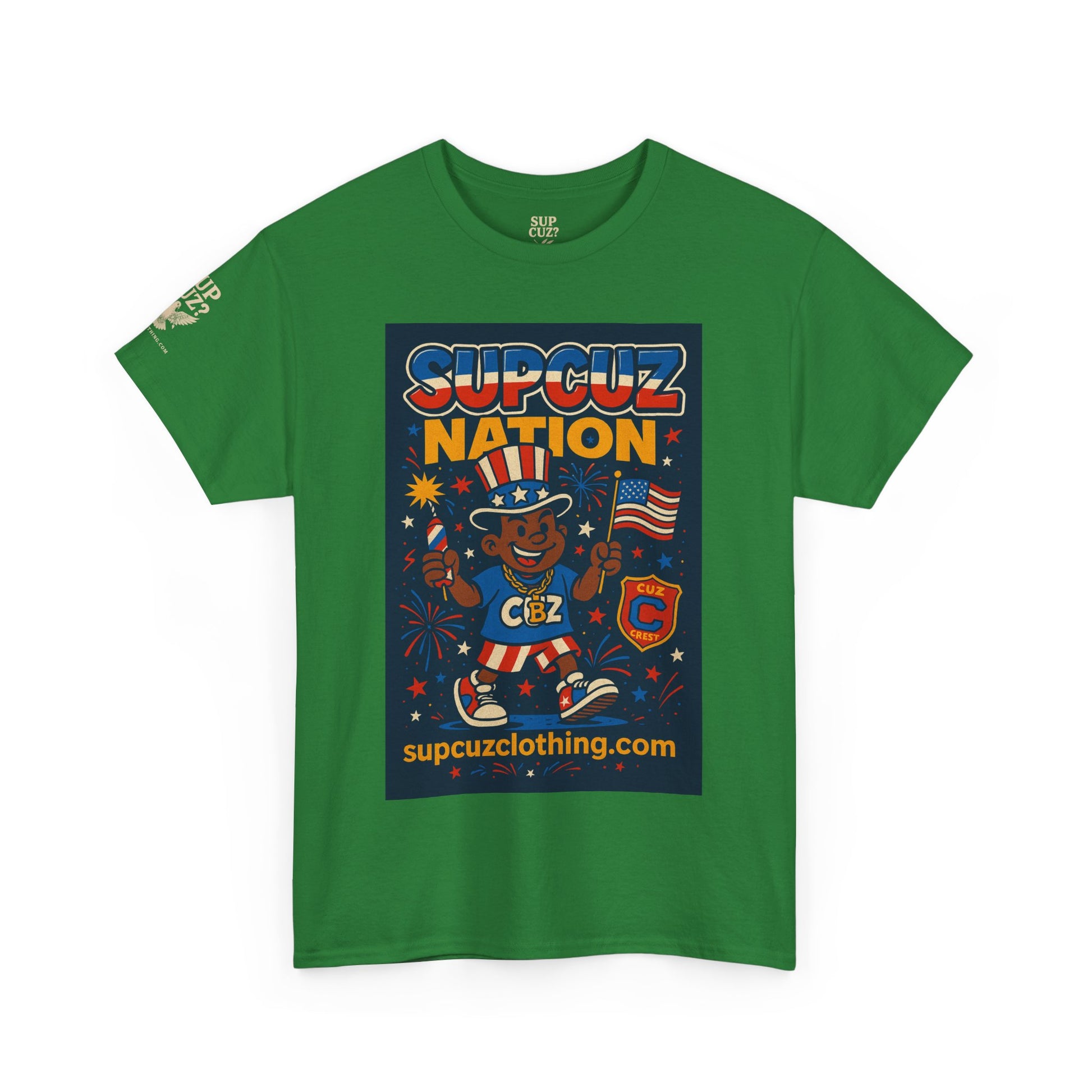 4th of July Launch Tee 1/6 - Unisex Heavy Cotton Tee