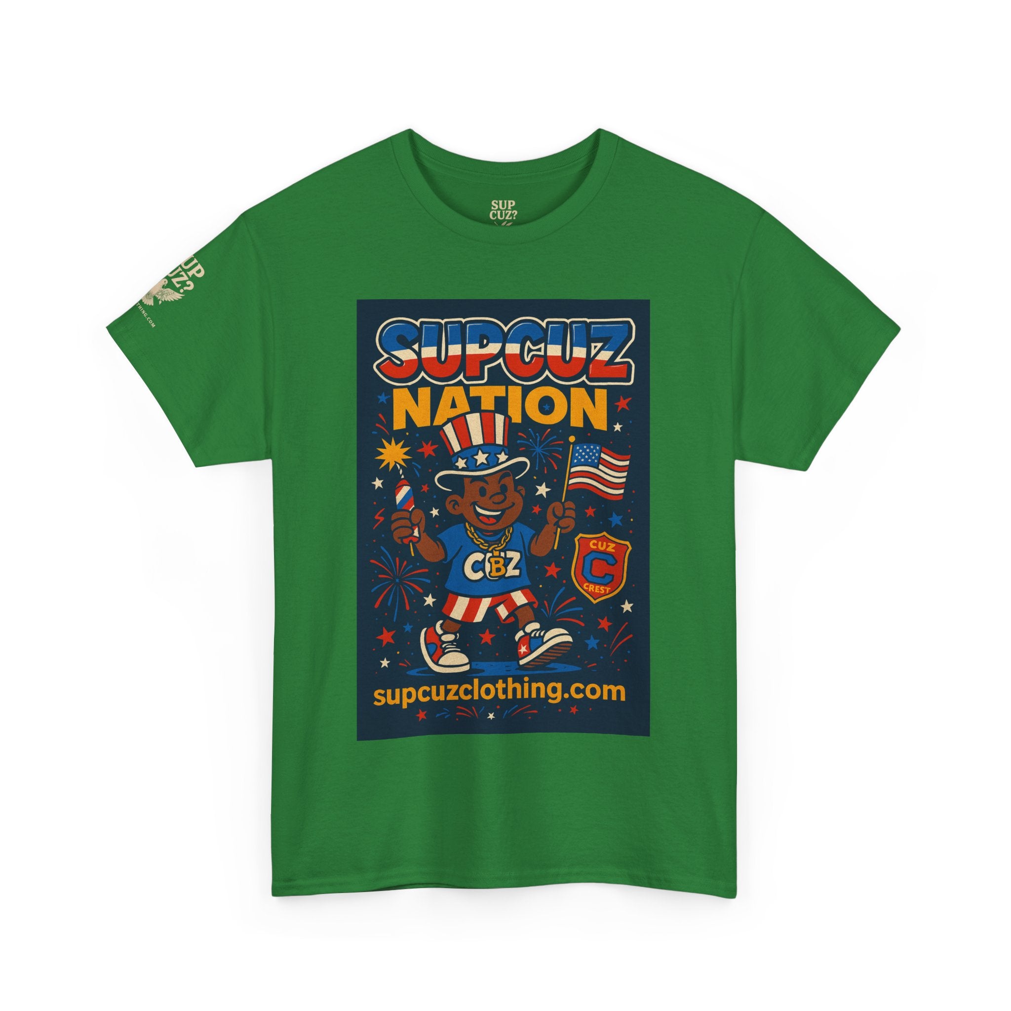 4th of July Launch Tee 1/6 - Unisex Heavy Cotton Tee