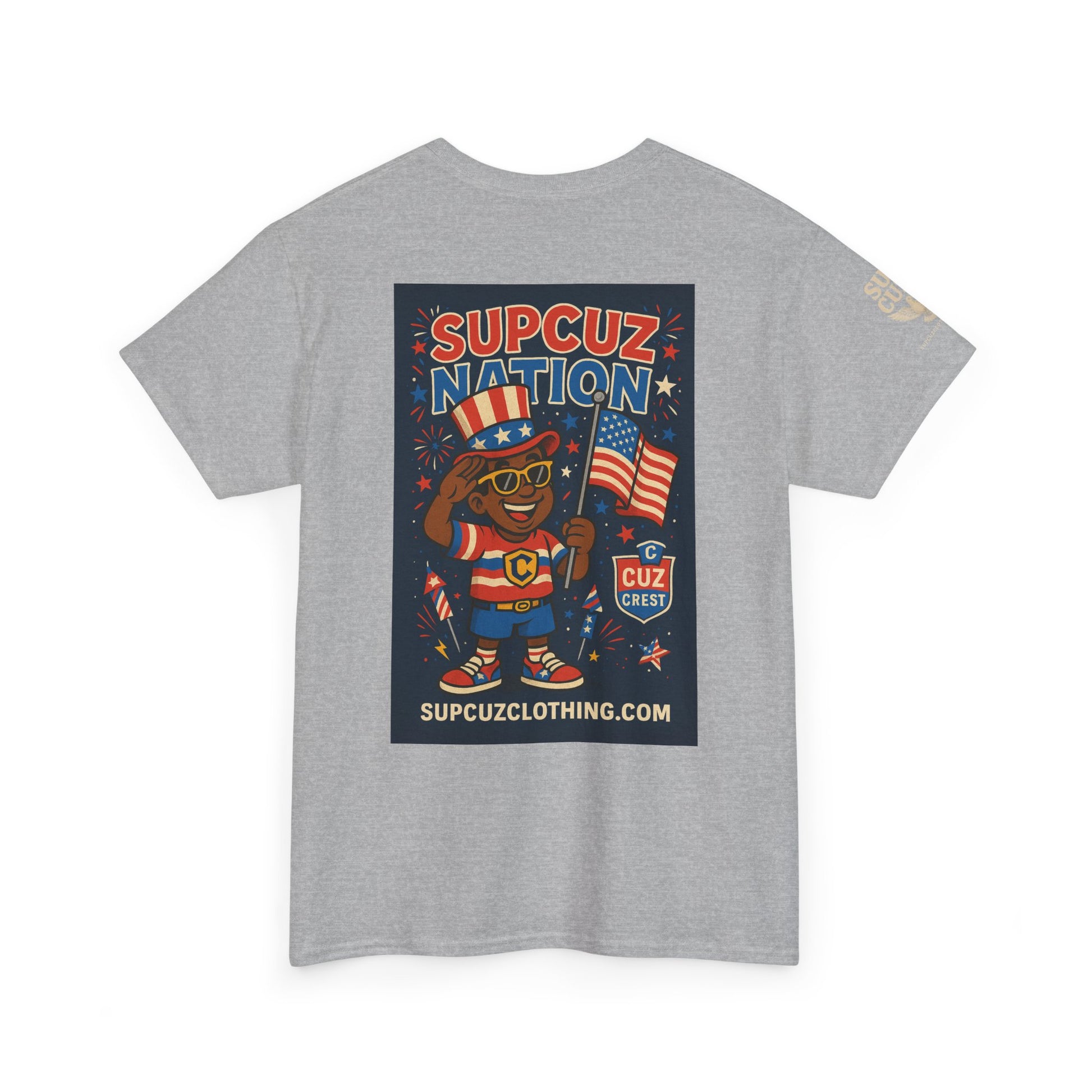 4th of July Launch Tee 2/6 - Unisex Heavy Cotton Tee