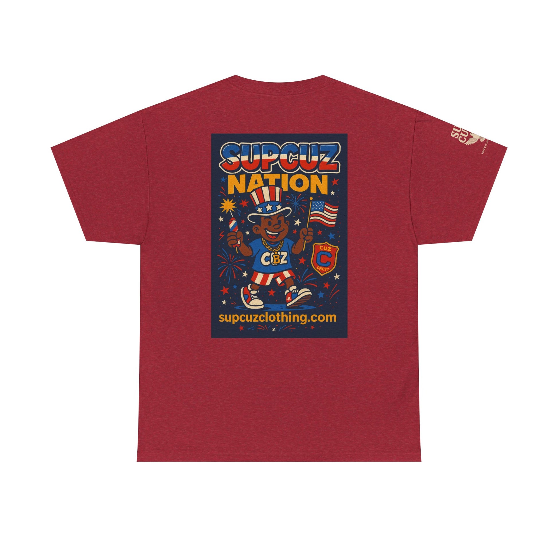 4th of July Launch Tee 1/6 - Unisex Heavy Cotton Tee