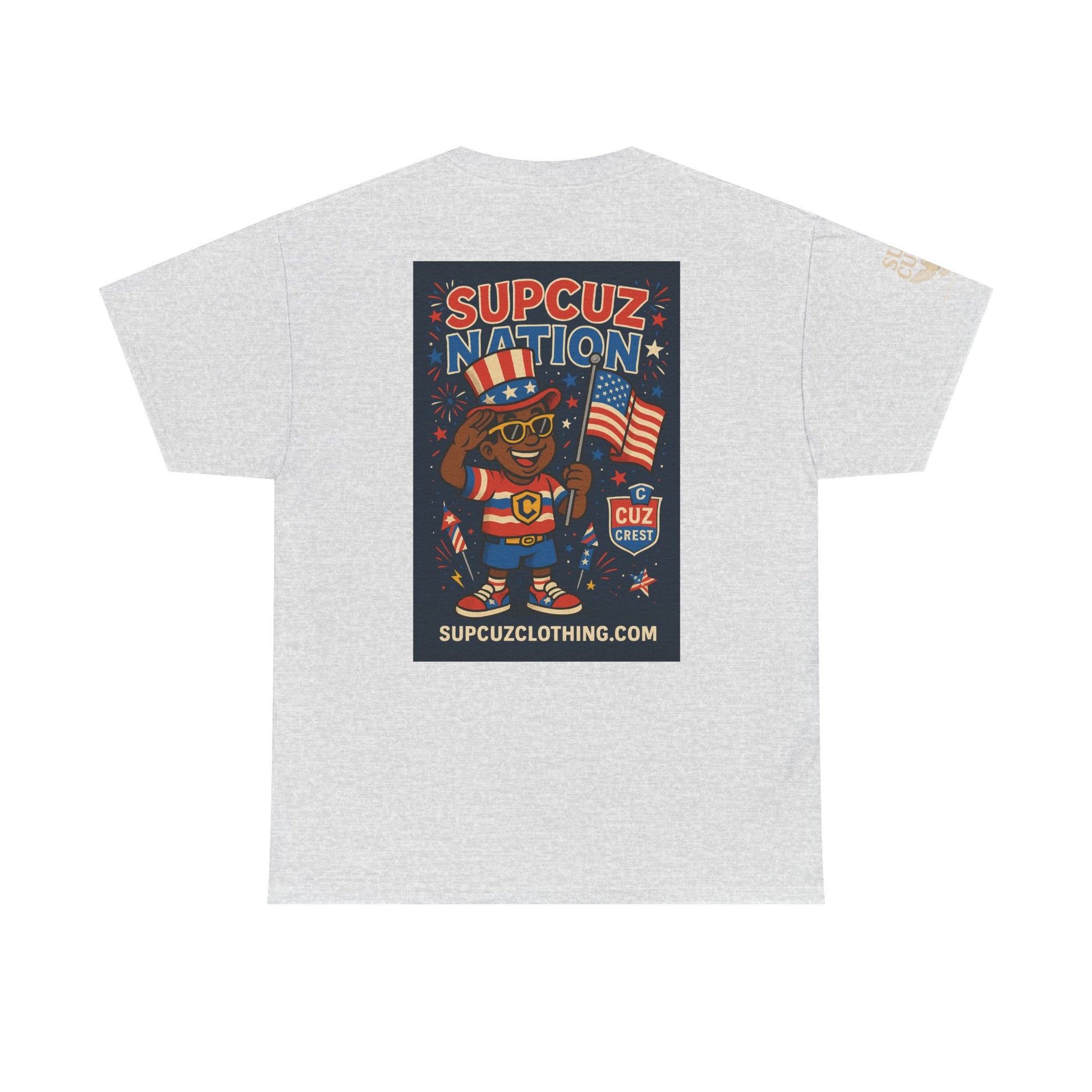 4th of July Launch Tee 2/6 - Unisex Heavy Cotton Tee