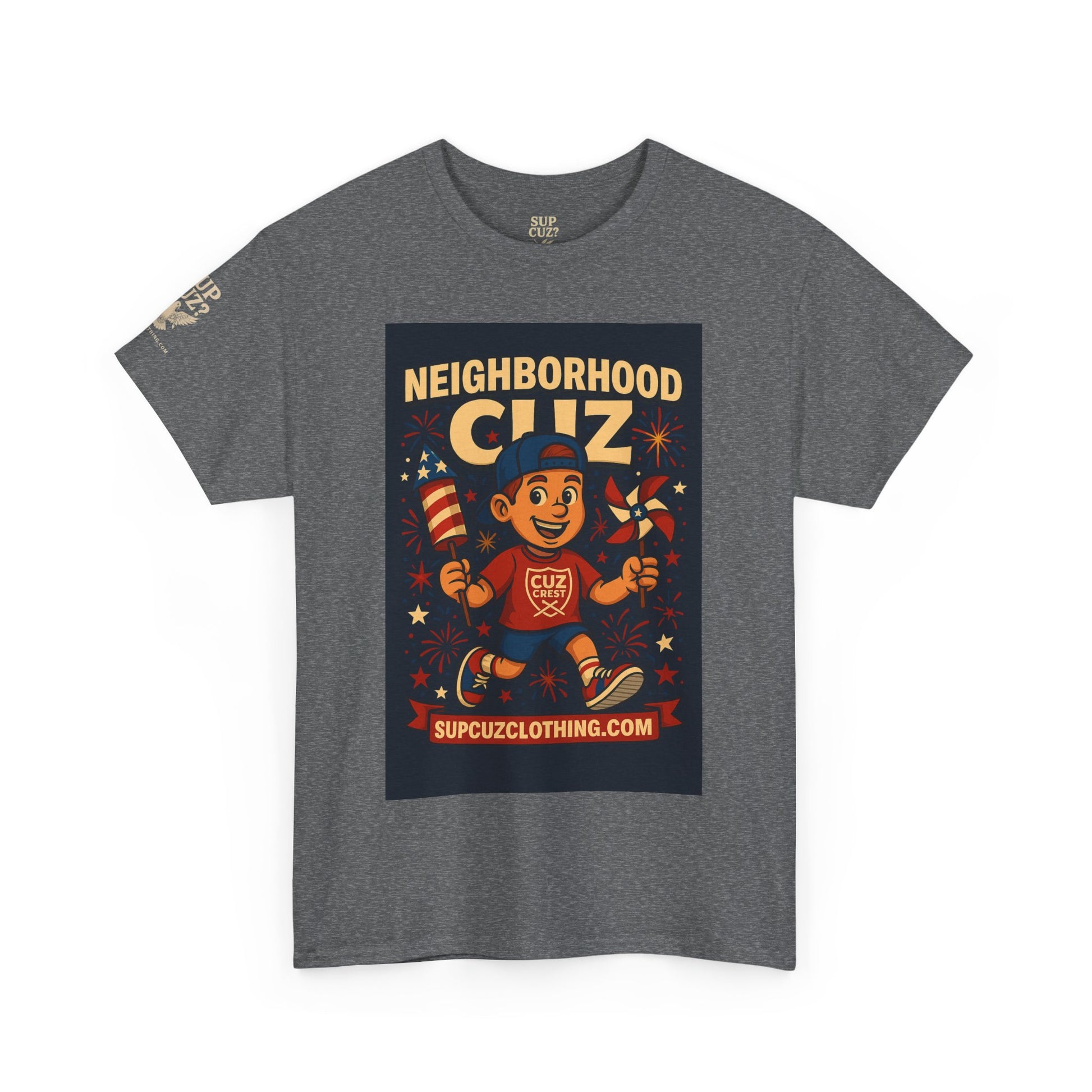 4th of July Launch Tee 6/6 - Unisex Heavy Cotton Tee