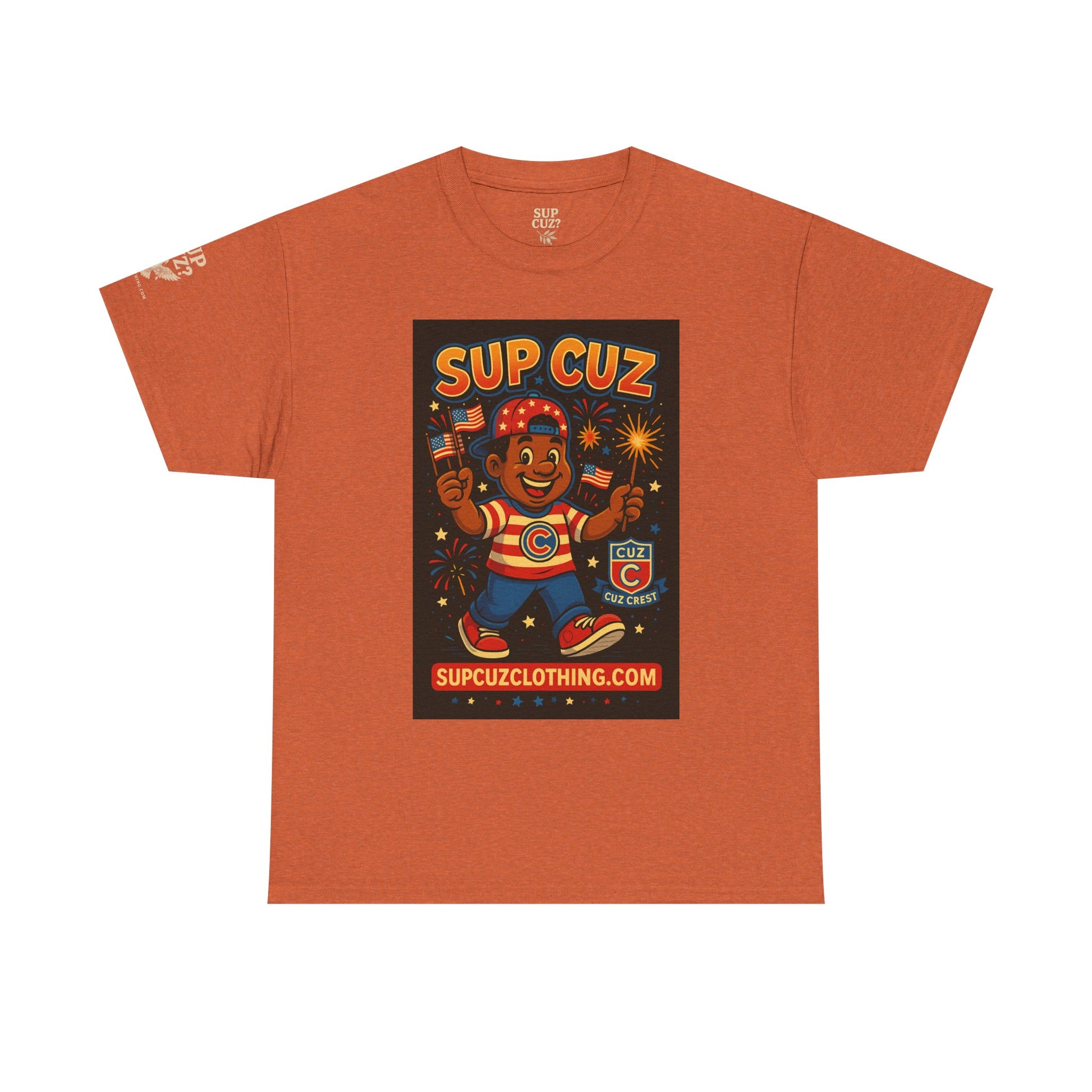 4th of July Launch Tee 3/6 - Unisex Heavy Cotton Tee