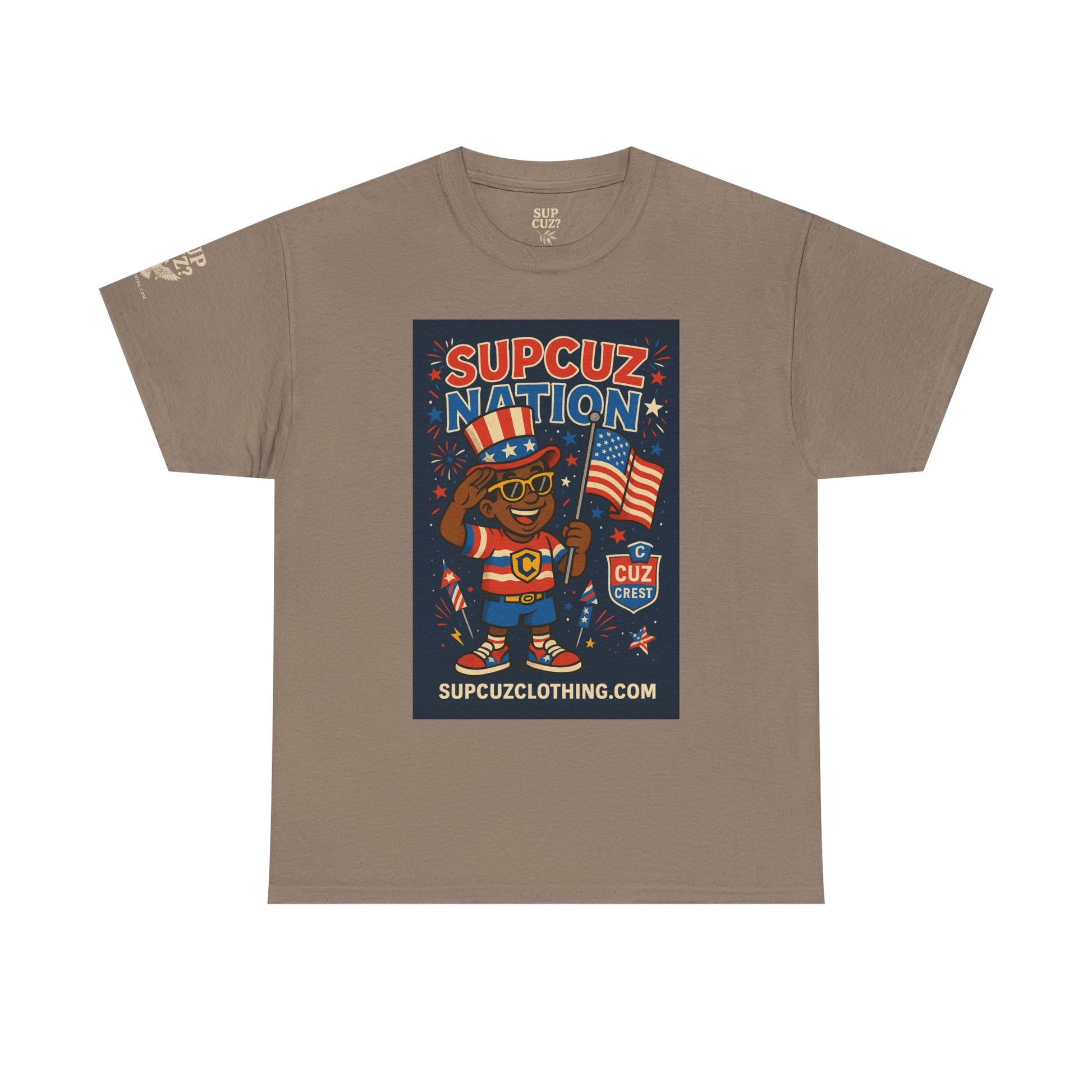 4th of July Launch Tee 2/6 - Unisex Heavy Cotton Tee