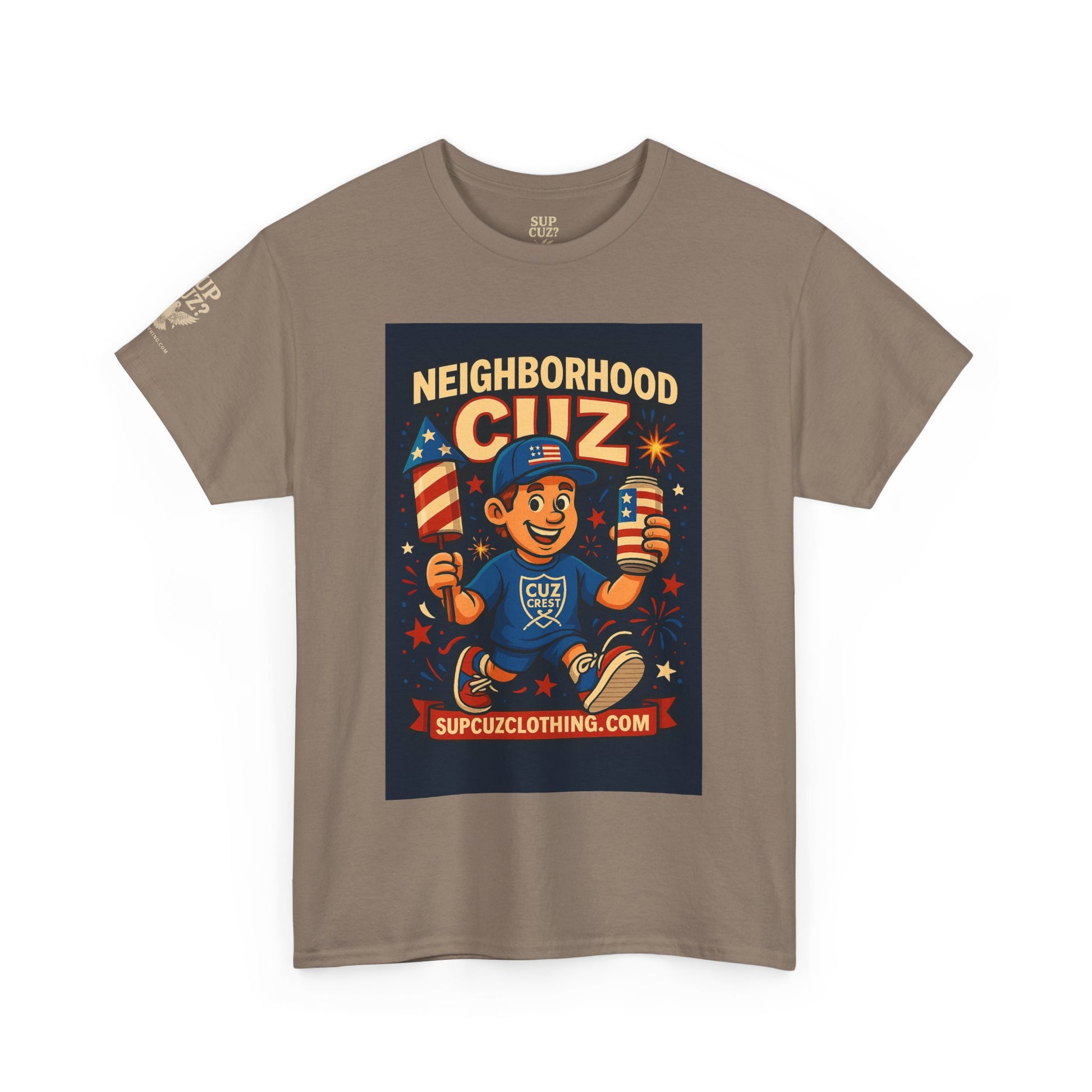 4th of July Launch Tee 5/6 - Unisex Heavy Cotton Tee