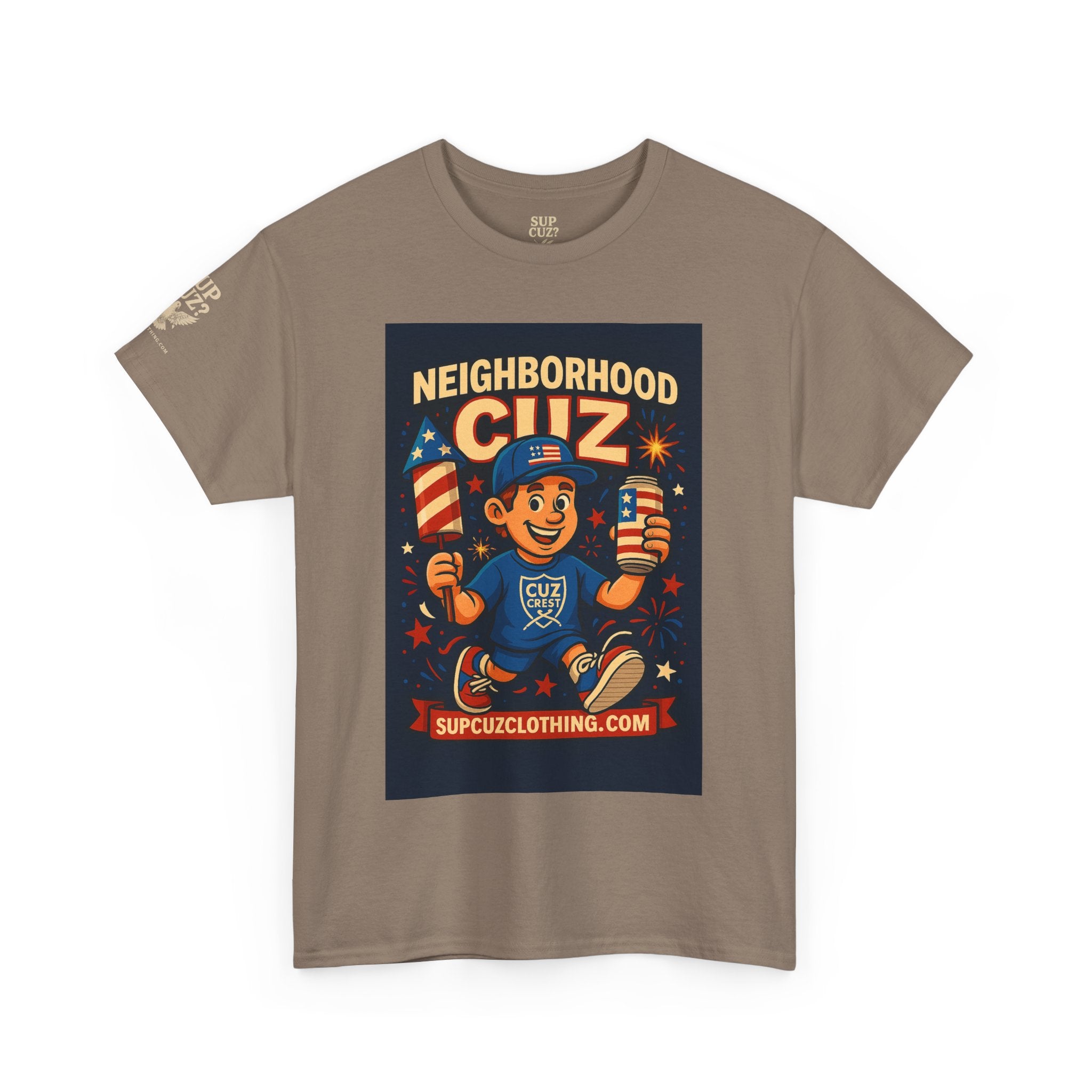 4th of July Launch Tee 5/6 - Unisex Heavy Cotton Tee