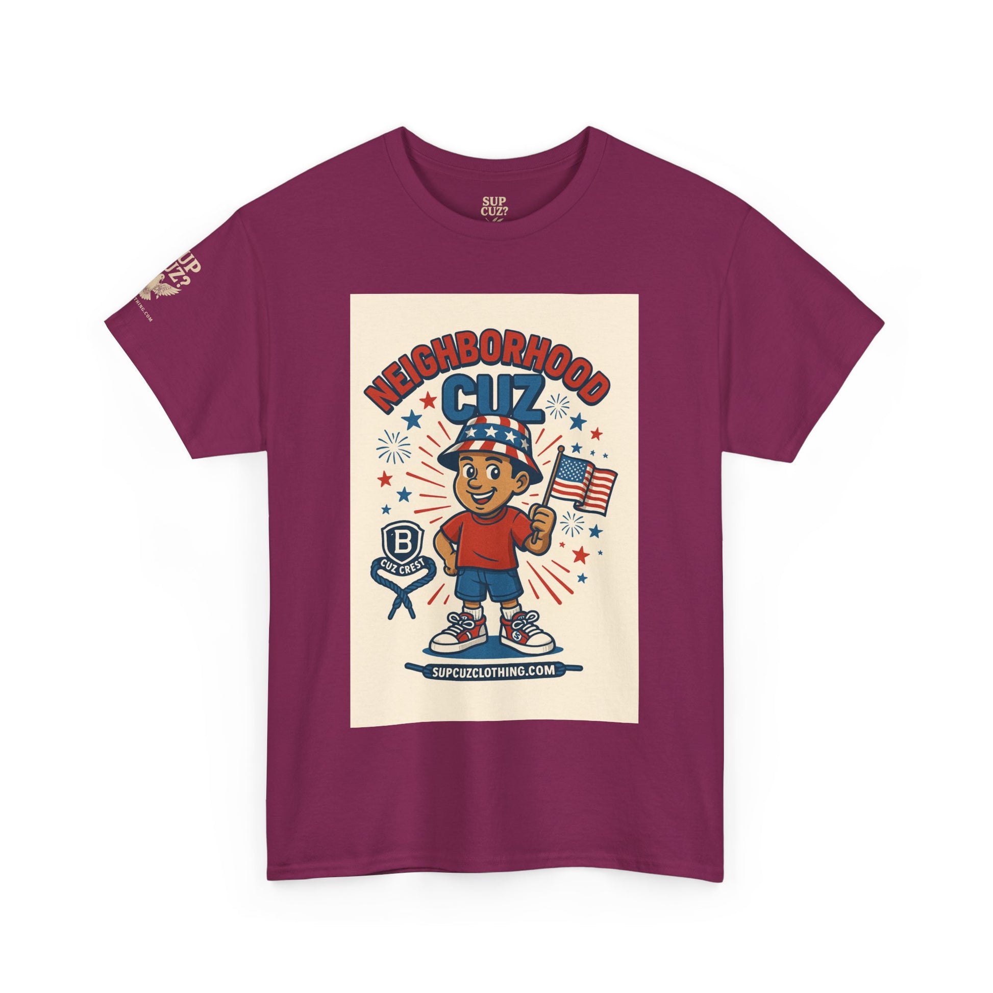4th of July Launch Tee 4/6 - Unisex Heavy Cotton Tee