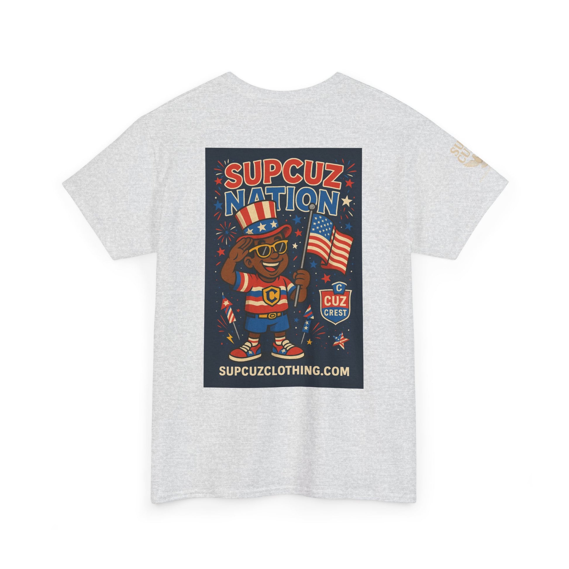 4th of July Launch Tee 2/6 - Unisex Heavy Cotton Tee