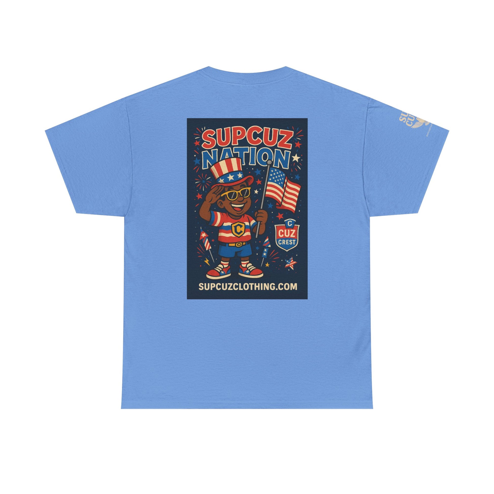4th of July Launch Tee 2/6 - Unisex Heavy Cotton Tee