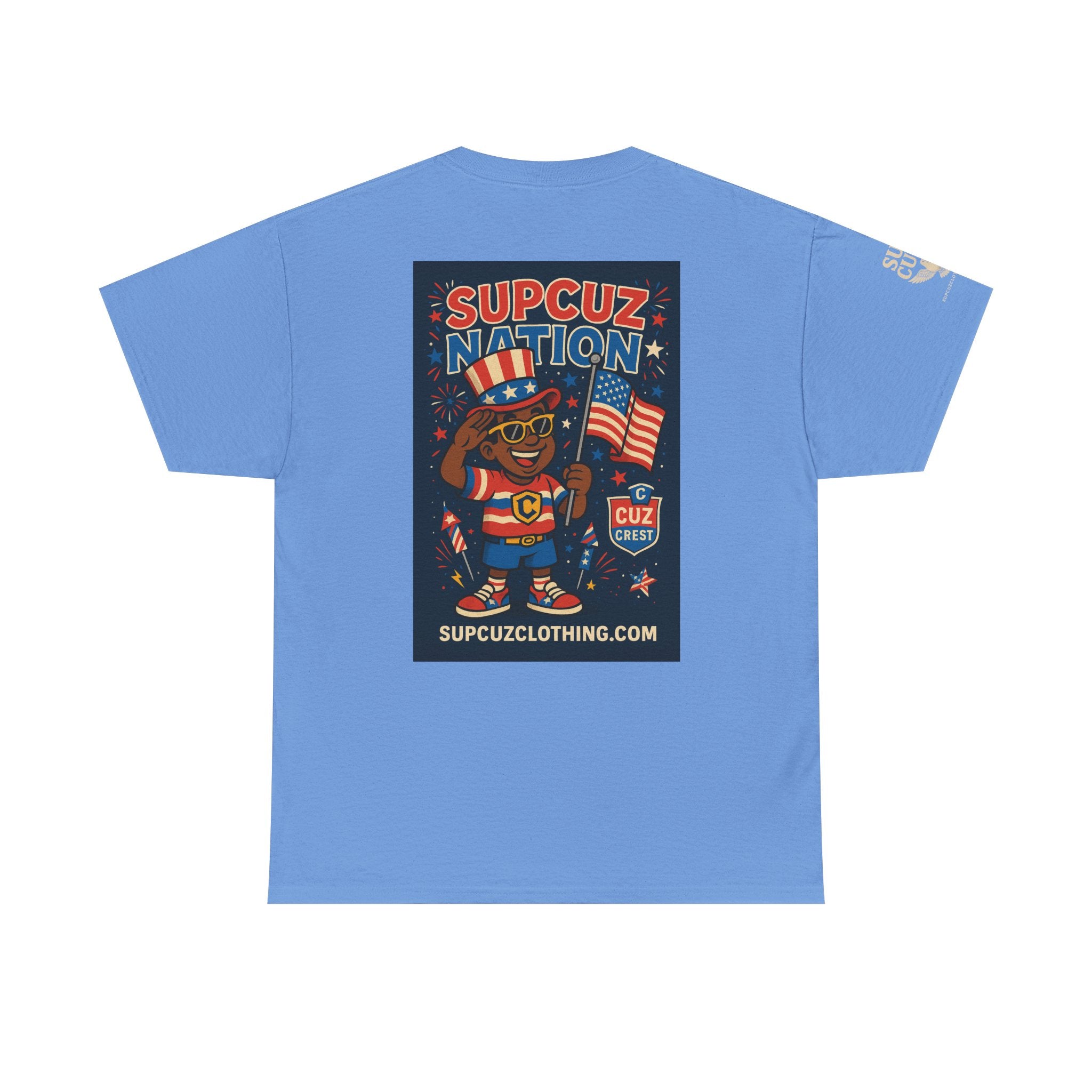 4th of July Launch Tee 2/6 - Unisex Heavy Cotton Tee