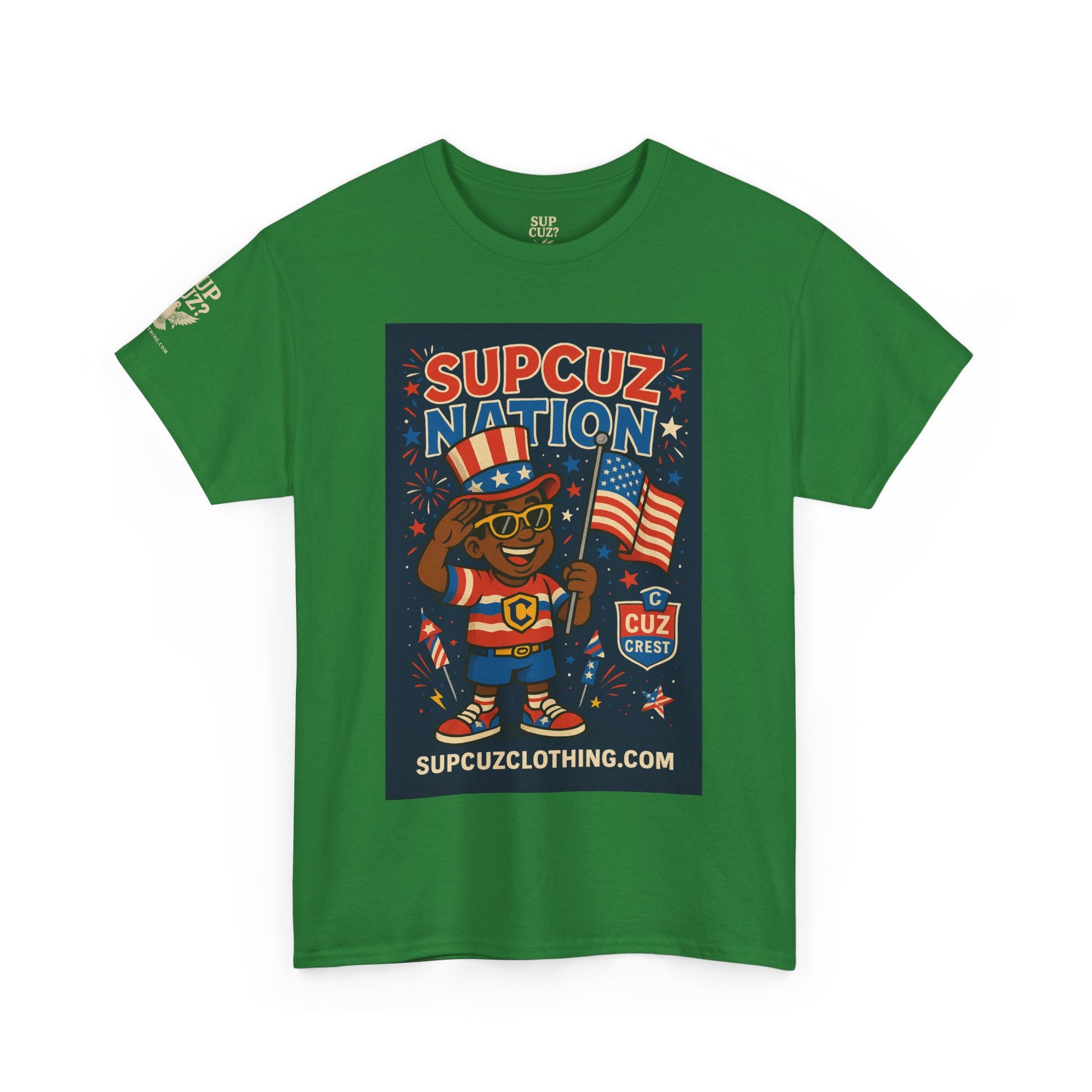 4th of July Launch Tee 2/6 - Unisex Heavy Cotton Tee