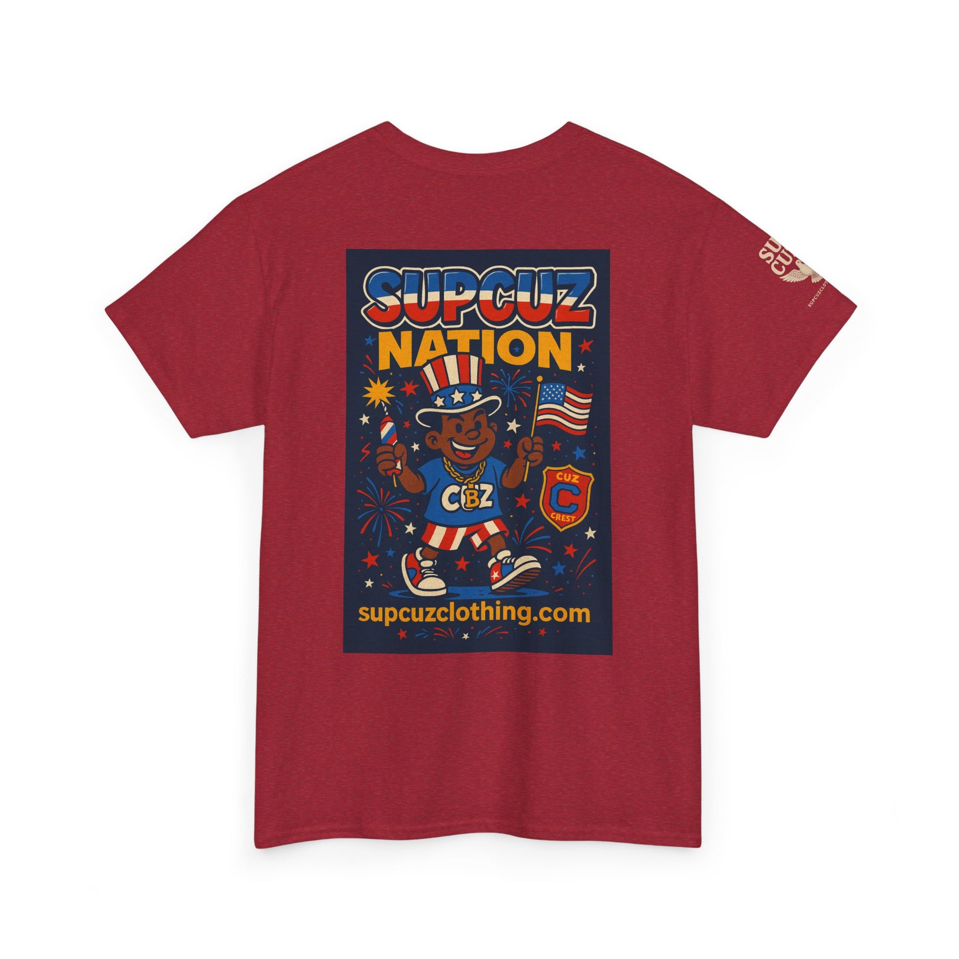 4th of July Launch Tee 1/6 - Unisex Heavy Cotton Tee