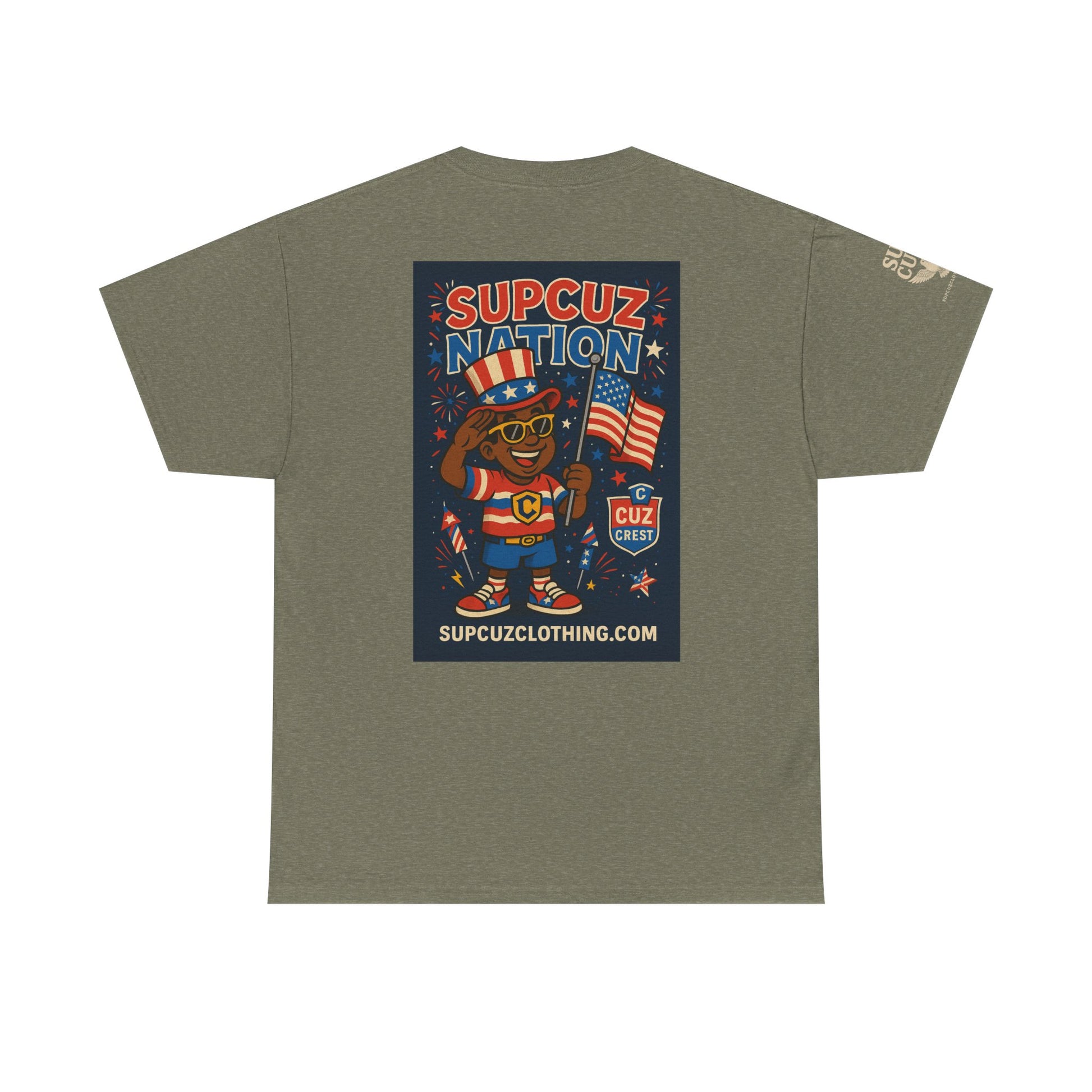 4th of July Launch Tee 2/6 - Unisex Heavy Cotton Tee