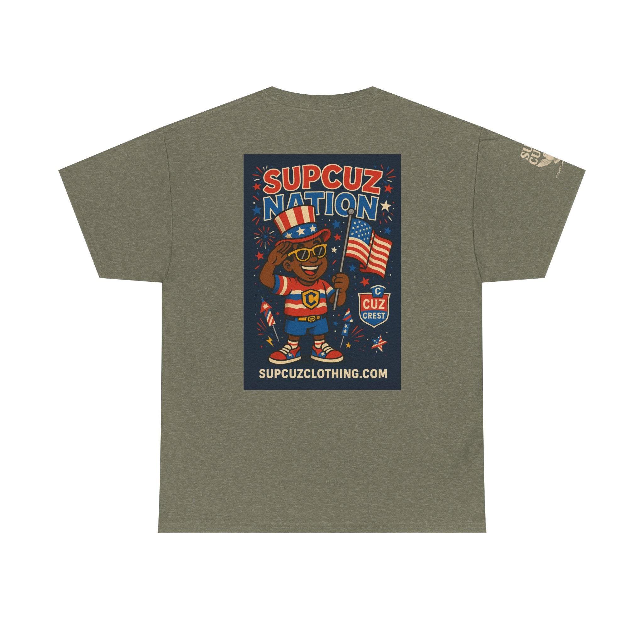 4th of July Launch Tee 2/6 - Unisex Heavy Cotton Tee