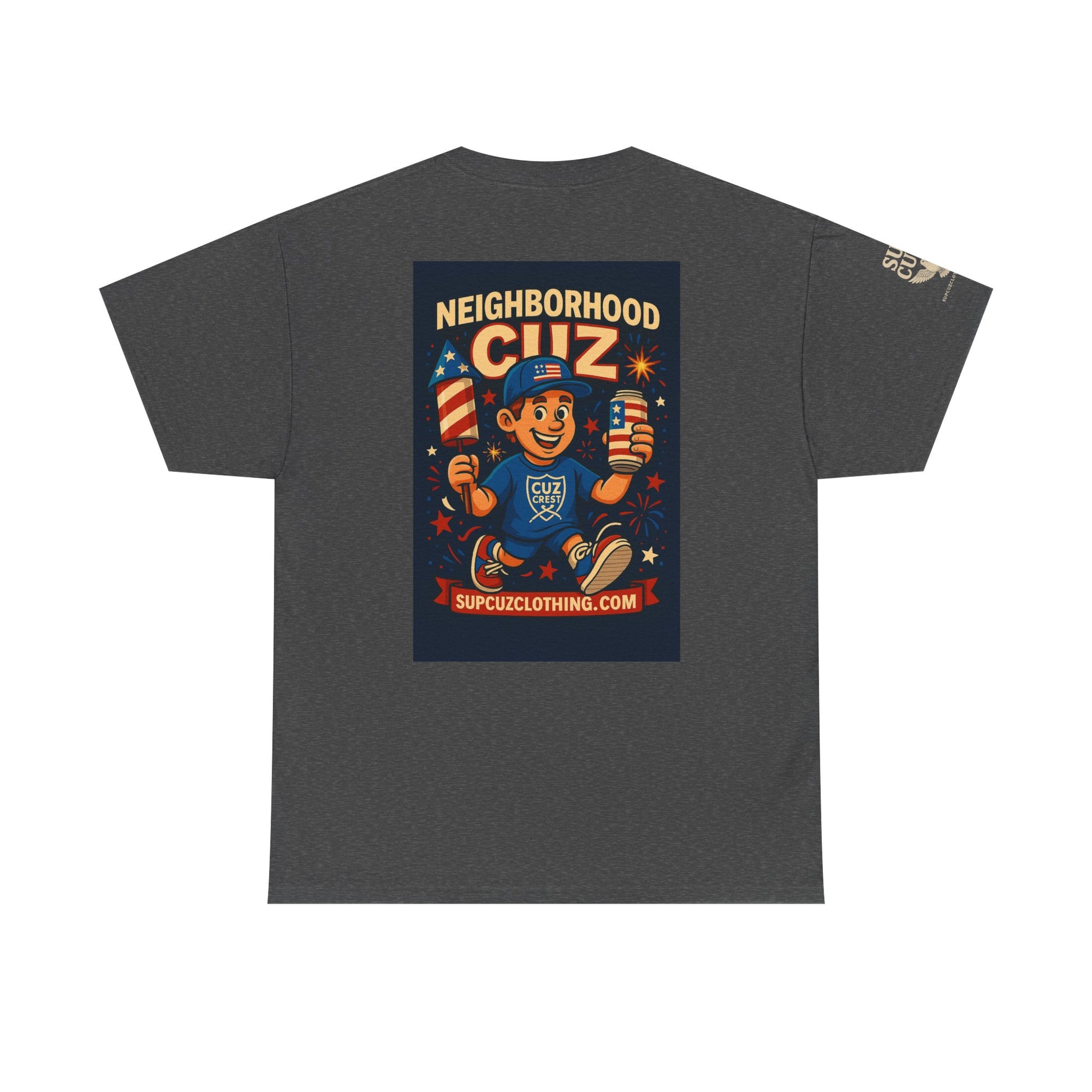 4th of July Launch Tee 5/6 - Unisex Heavy Cotton Tee