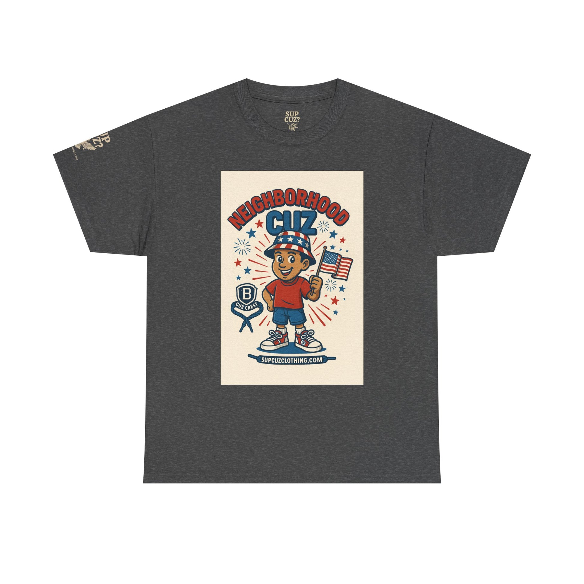 4th of July Launch Tee 4/6 - Unisex Heavy Cotton Tee