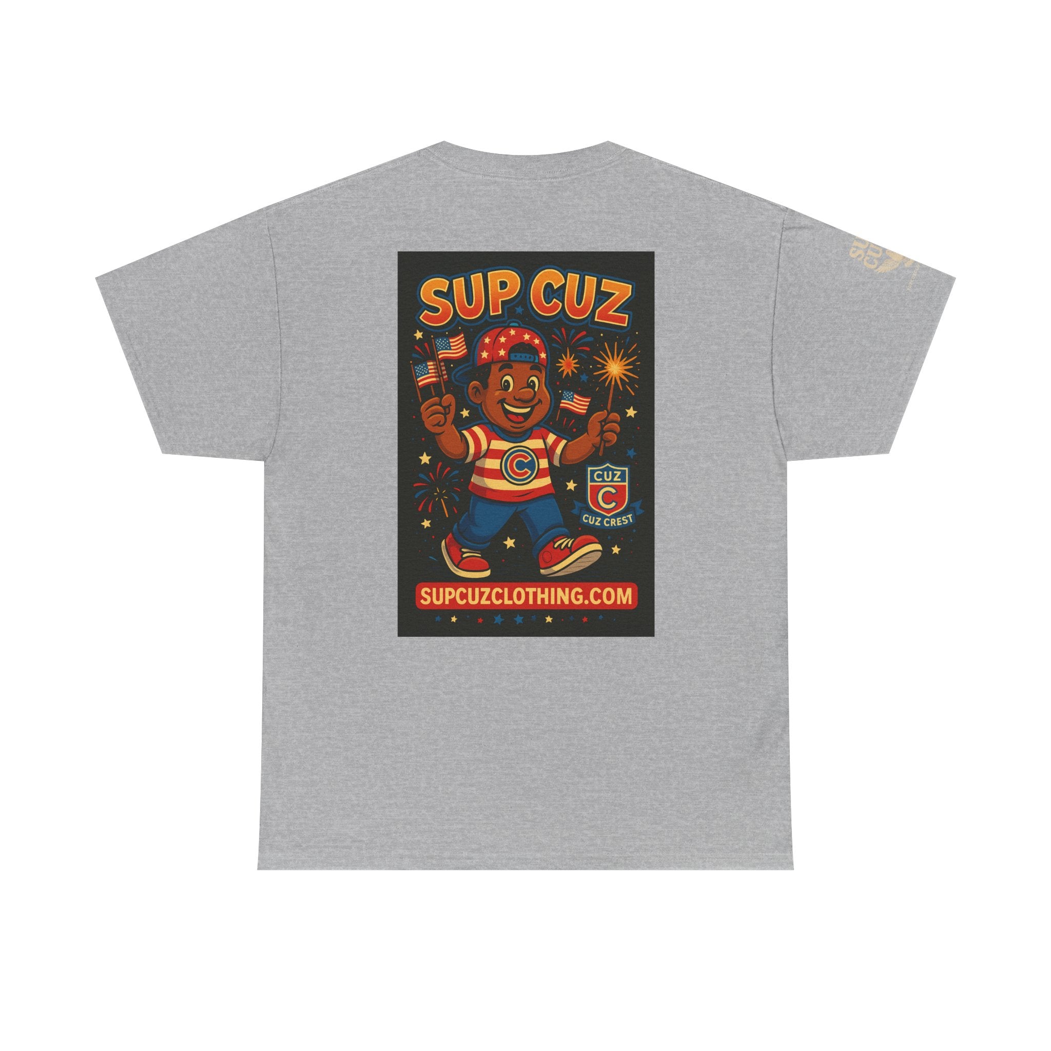 4th of July Launch Tee 3/6 - Unisex Heavy Cotton Tee