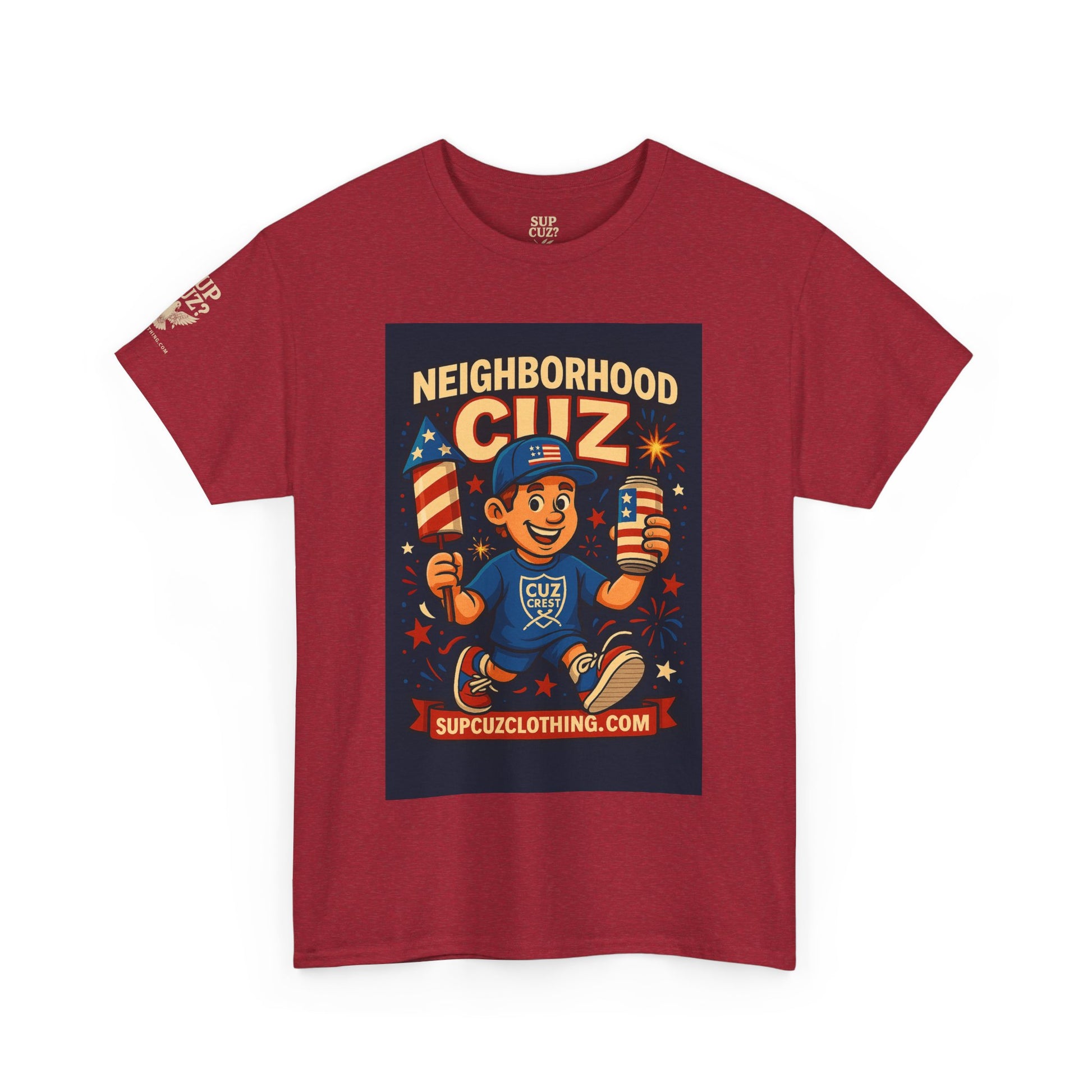 4th of July Launch Tee 5/6 - Unisex Heavy Cotton Tee