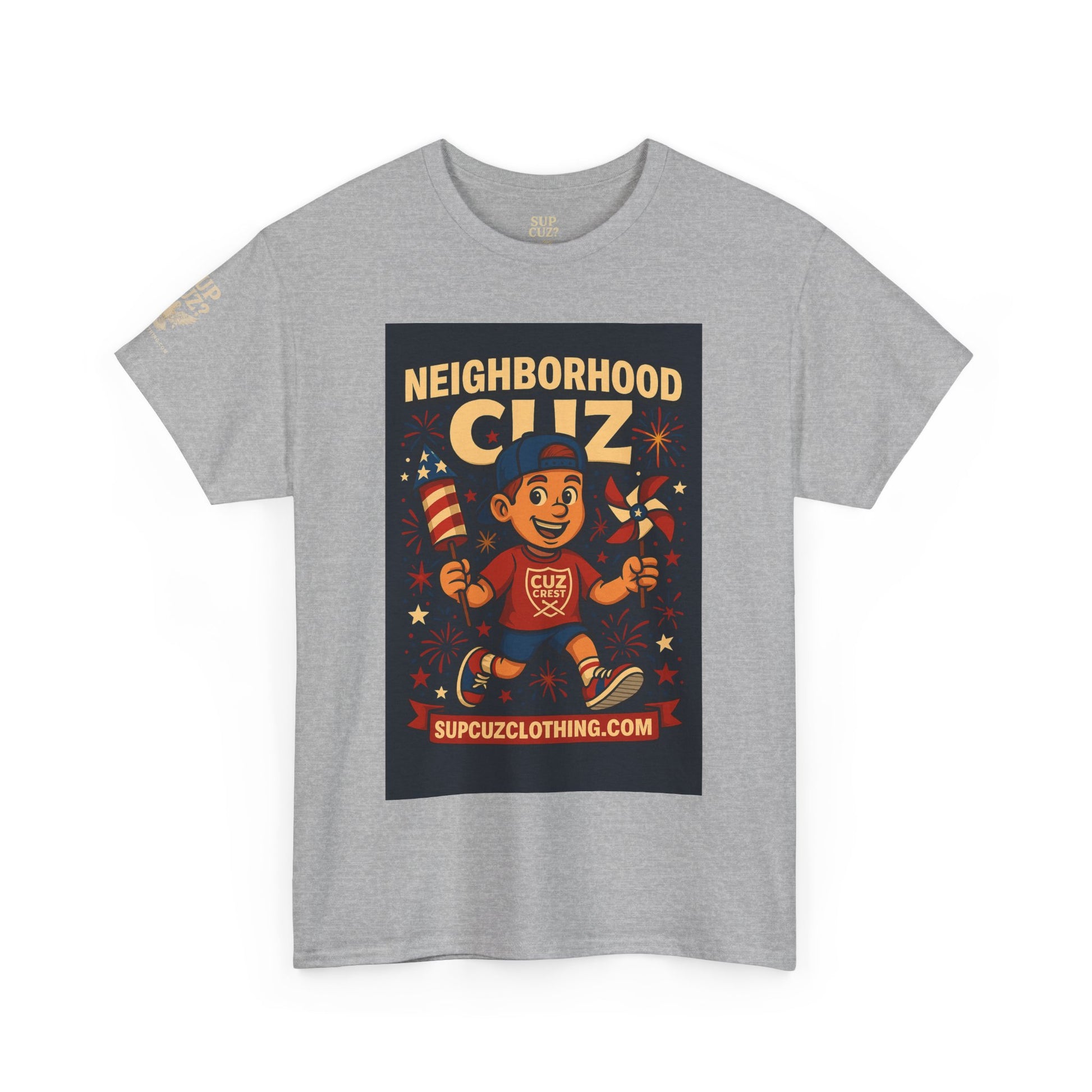 4th of July Launch Tee 6/6 - Unisex Heavy Cotton Tee