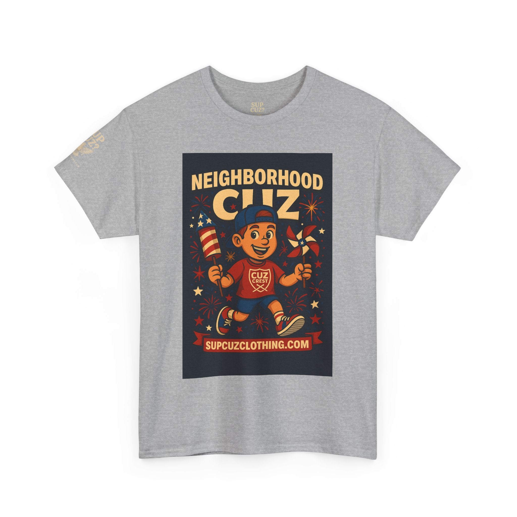 4th of July Launch Tee 6/6 - Unisex Heavy Cotton Tee