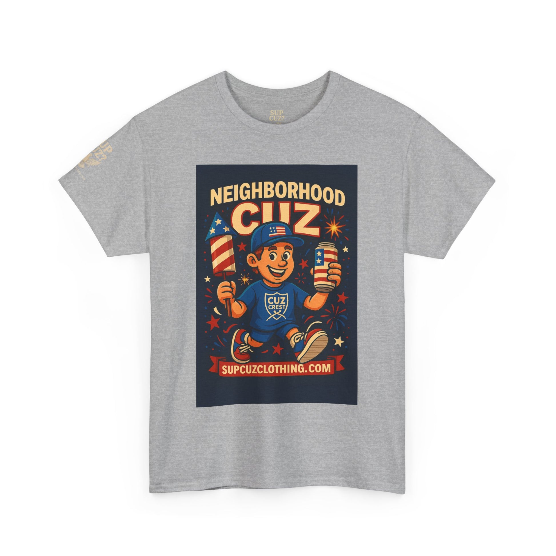 4th of July Launch Tee 5/6 - Unisex Heavy Cotton Tee