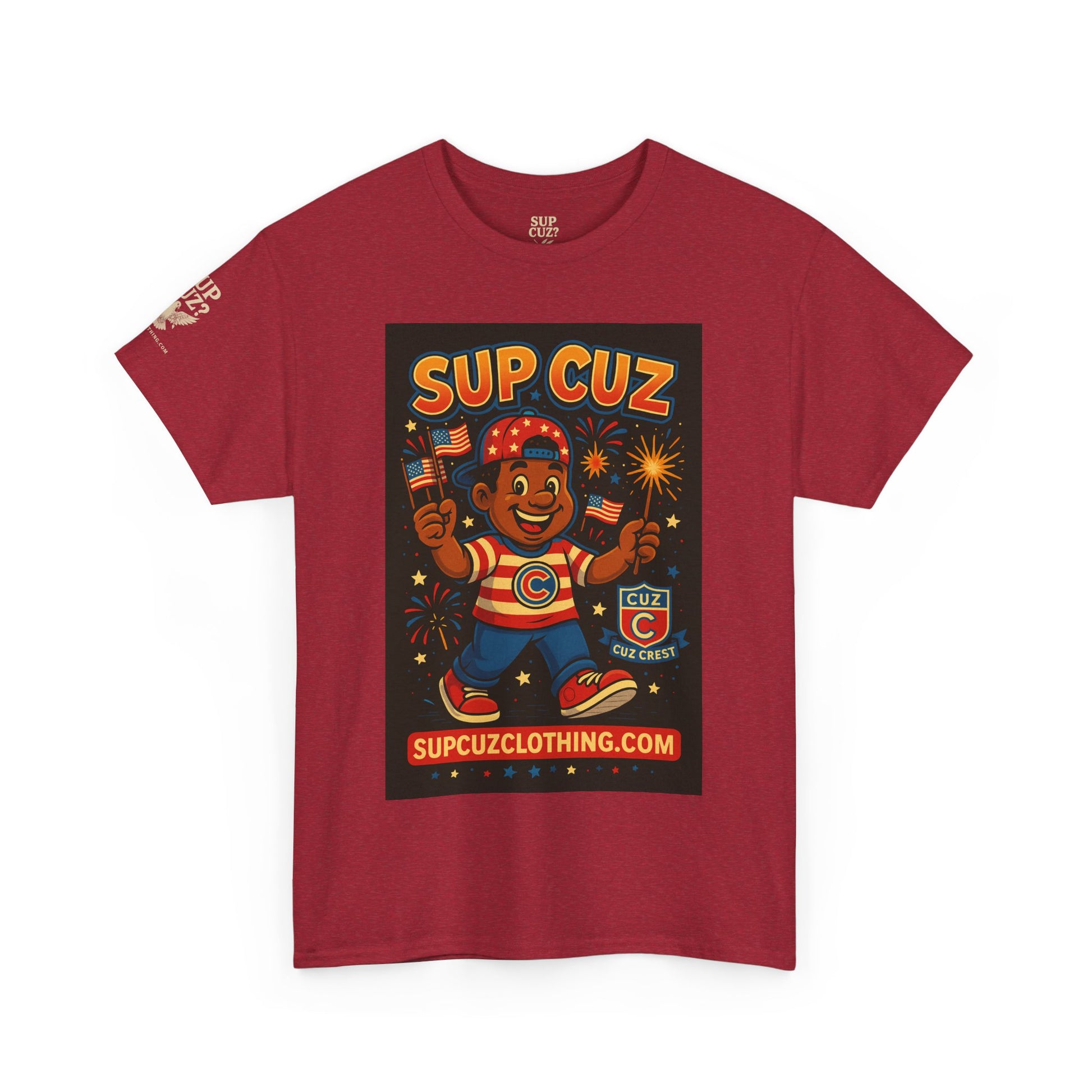 4th of July Launch Tee 3/6 - Unisex Heavy Cotton Tee