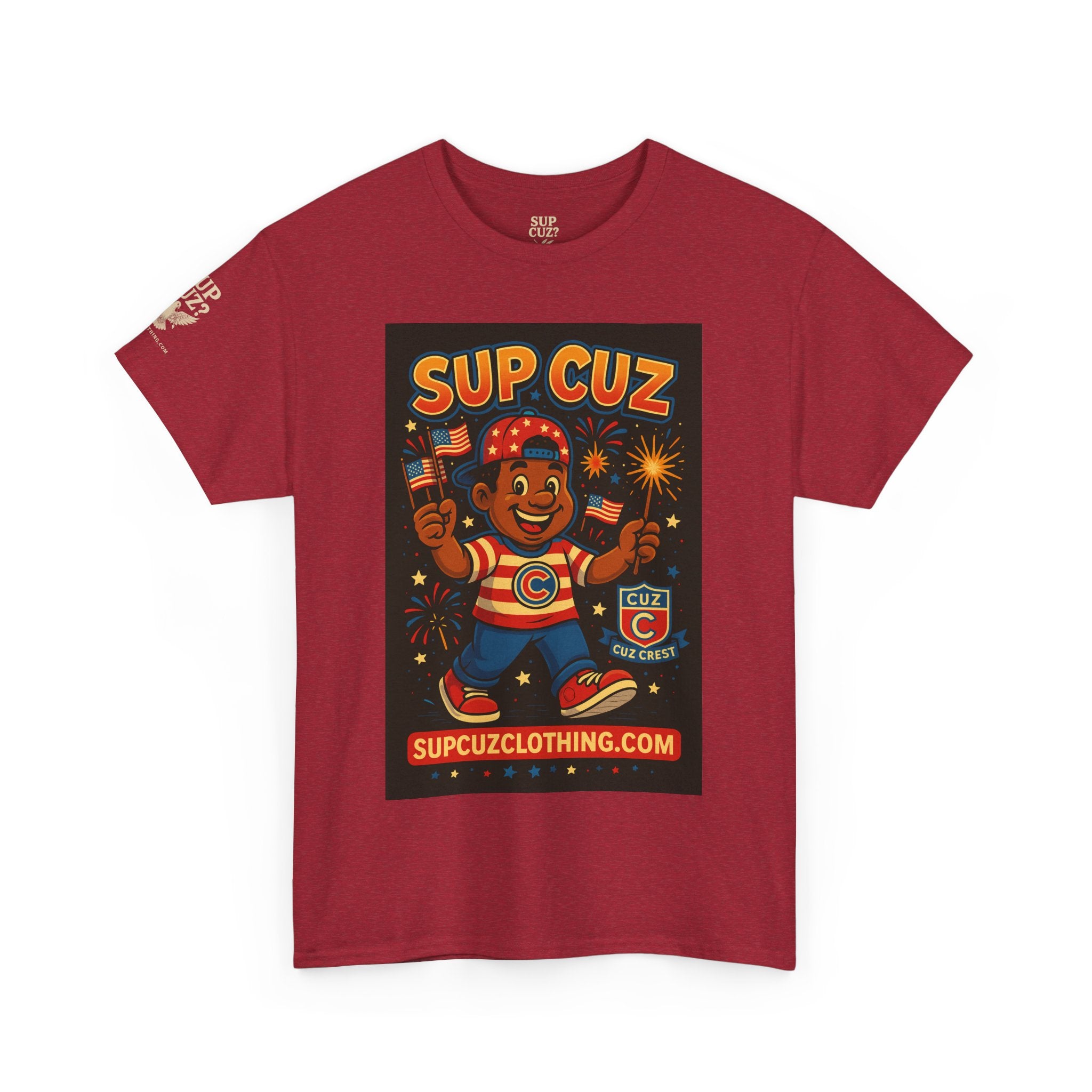 4th of July Launch Tee 3/6 - Unisex Heavy Cotton Tee