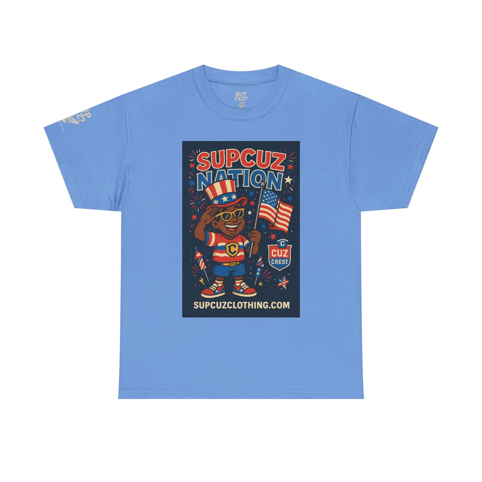 4th of July Launch Tee 2/6 - Unisex Heavy Cotton Tee