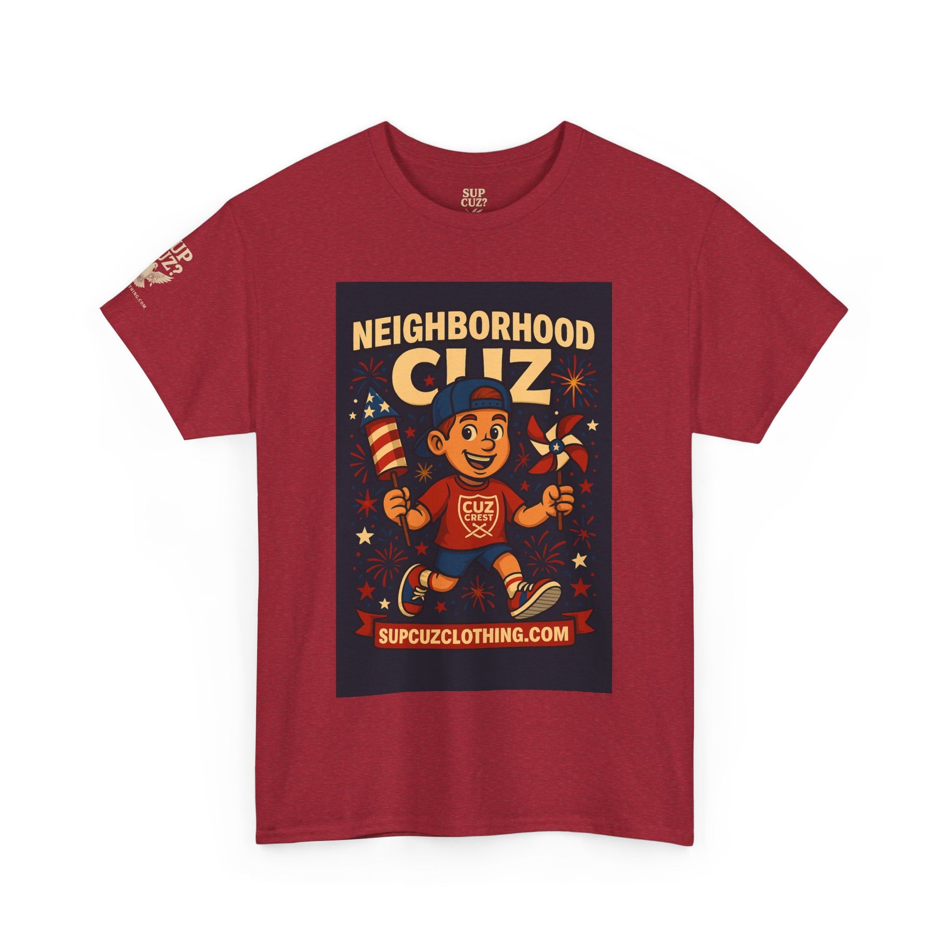4th of July Launch Tee 6/6 - Unisex Heavy Cotton Tee