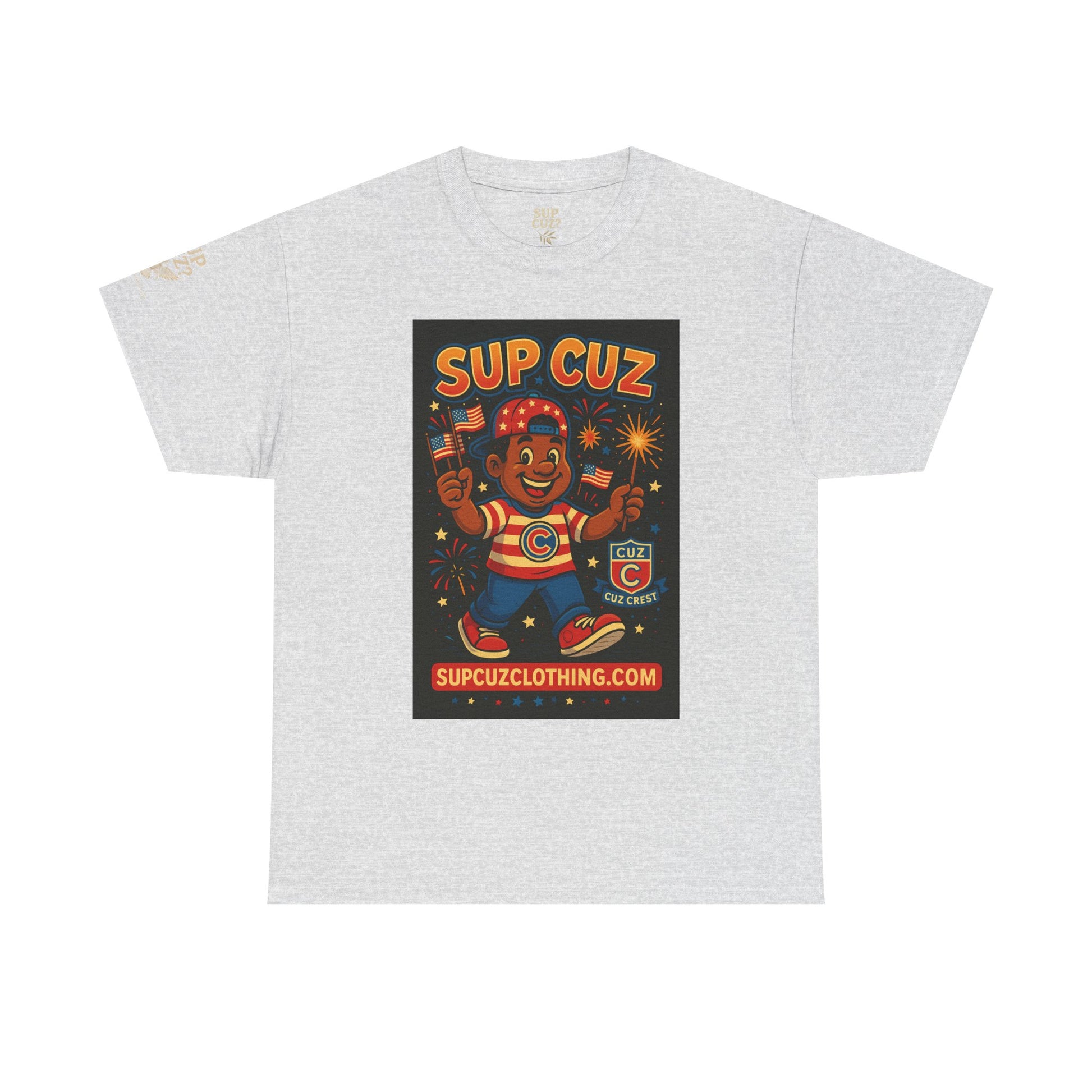 4th of July Launch Tee 3/6 - Unisex Heavy Cotton Tee