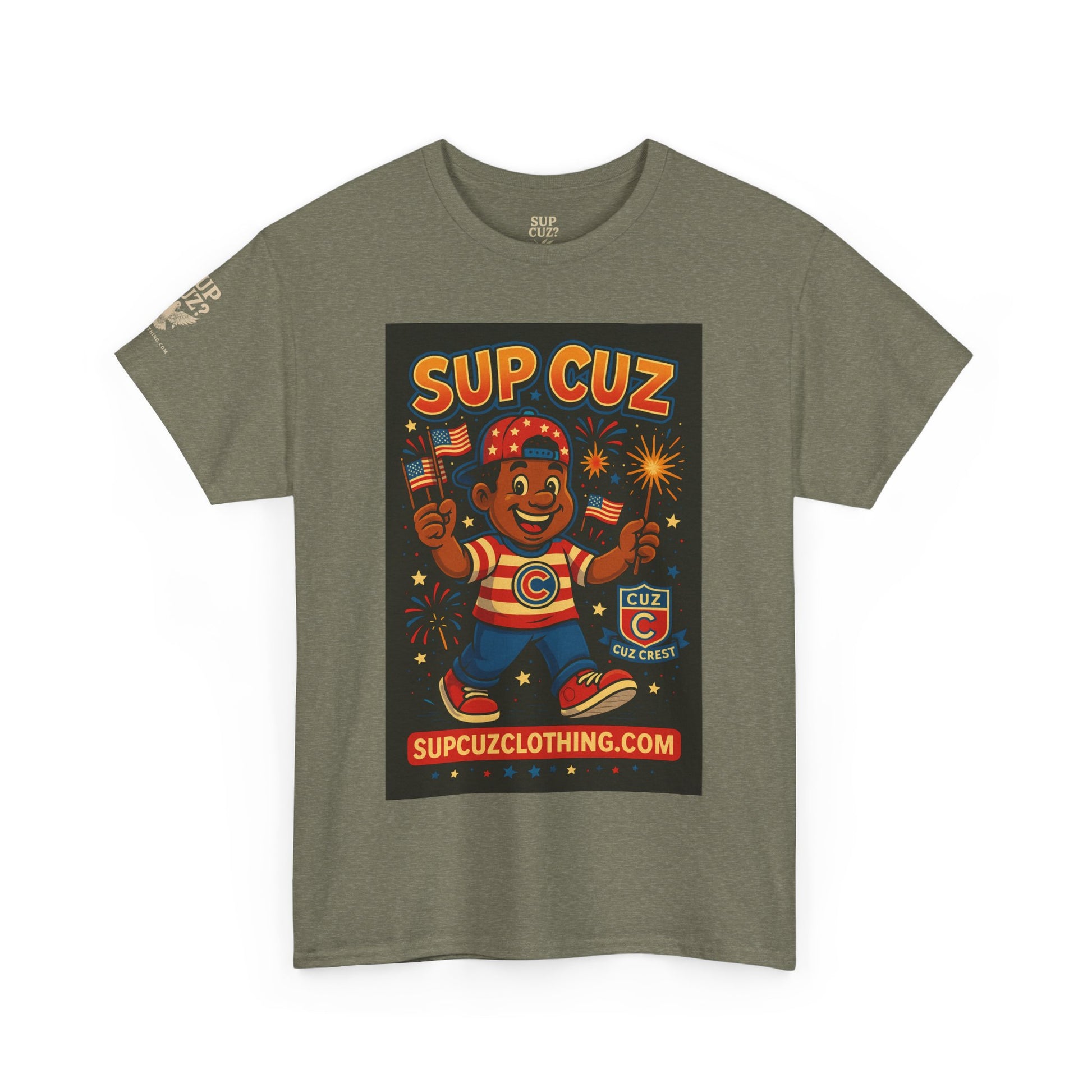 4th of July Launch Tee 3/6 - Unisex Heavy Cotton Tee