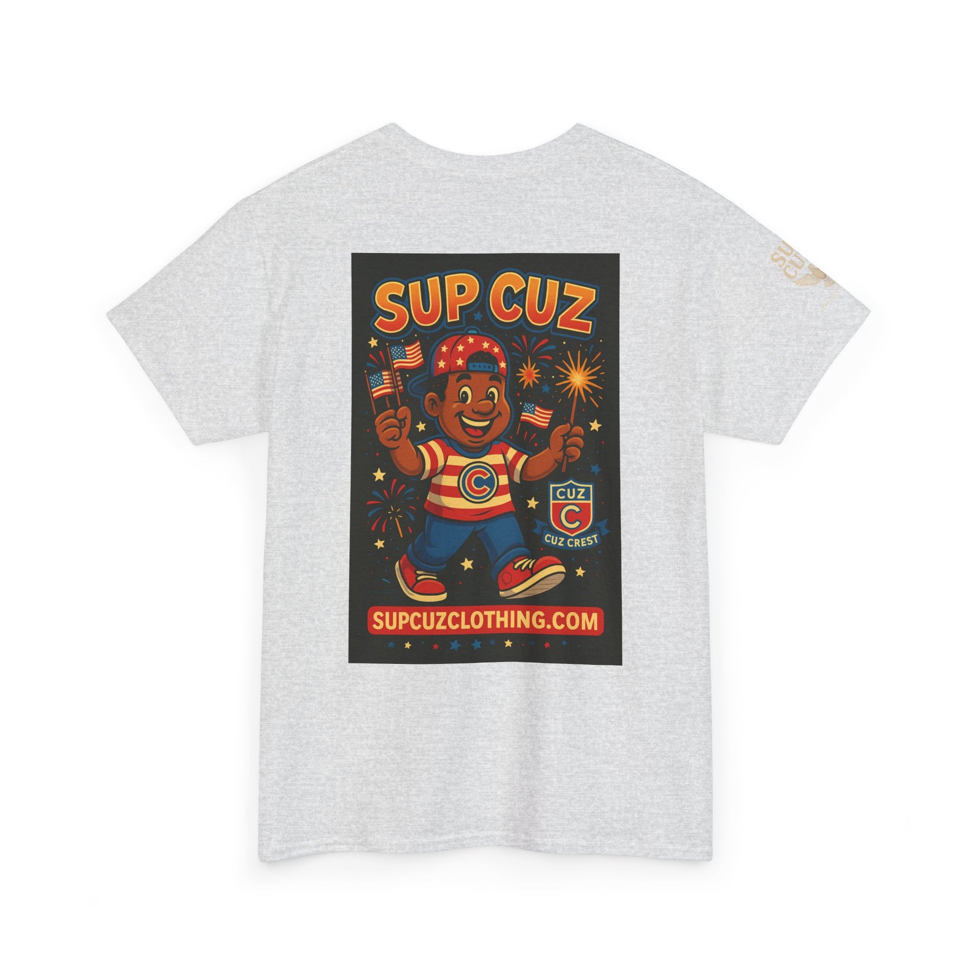 4th of July Launch Tee 3/6 - Unisex Heavy Cotton Tee