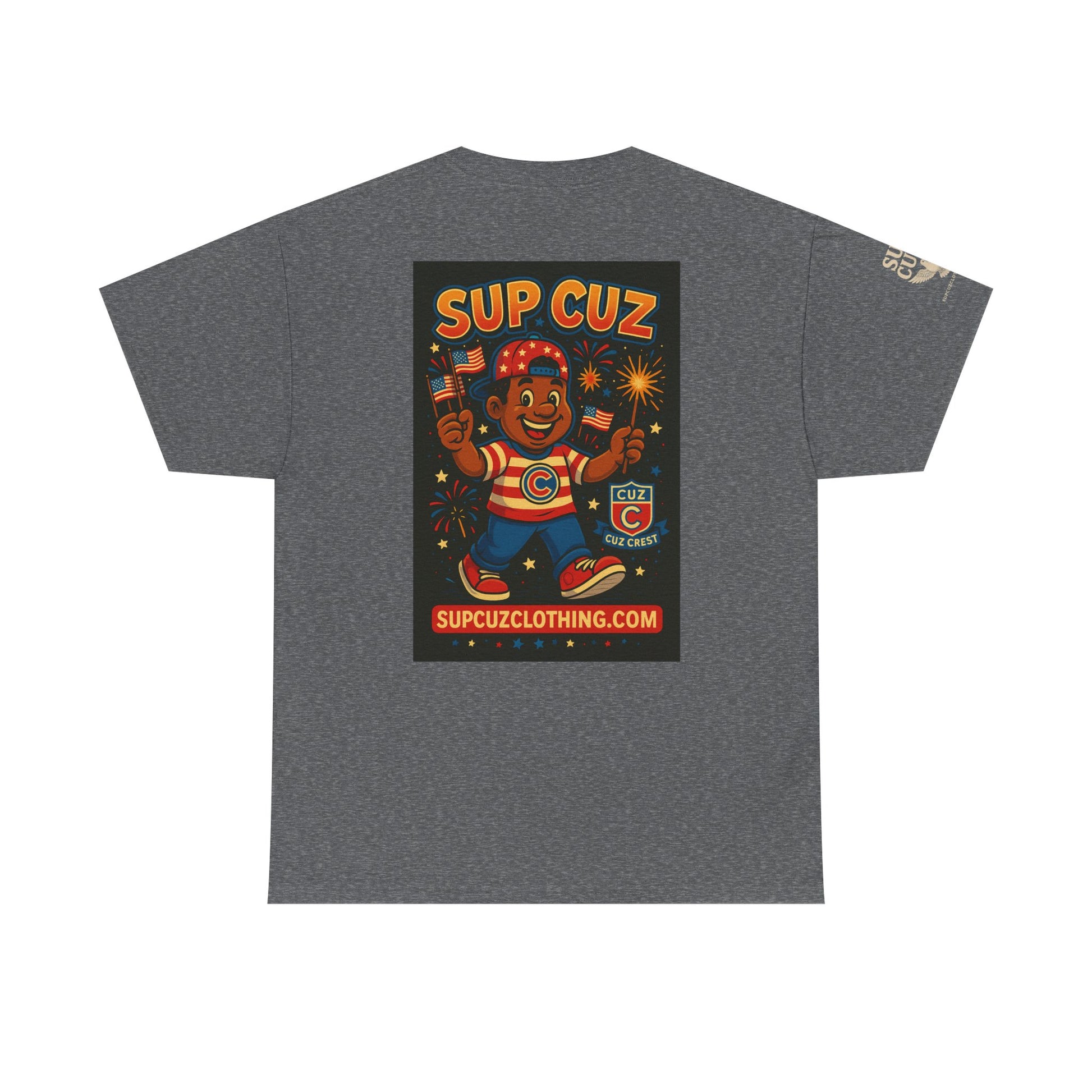 4th of July Launch Tee 3/6 - Unisex Heavy Cotton Tee