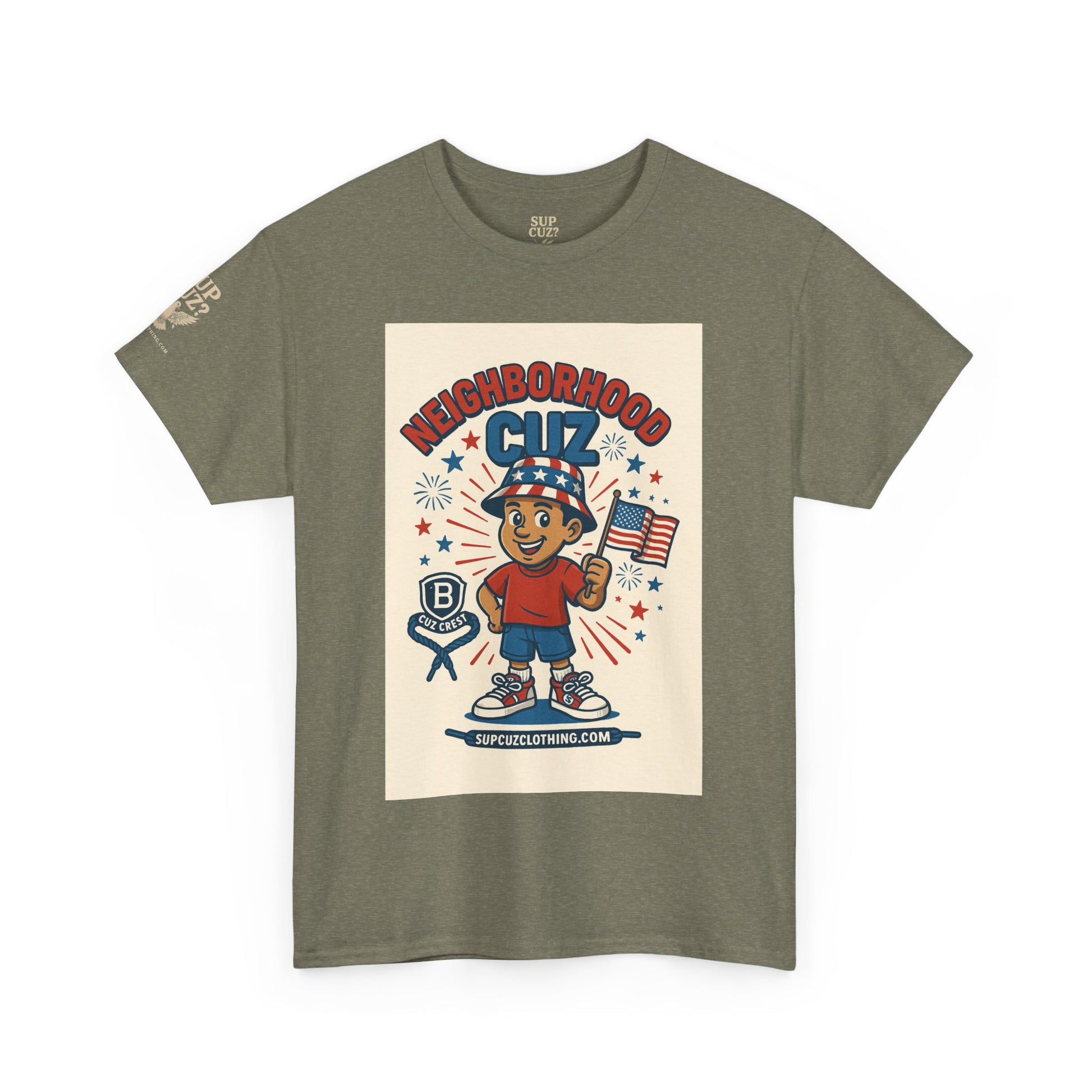 4th of July Launch Tee 4/6 - Unisex Heavy Cotton Tee