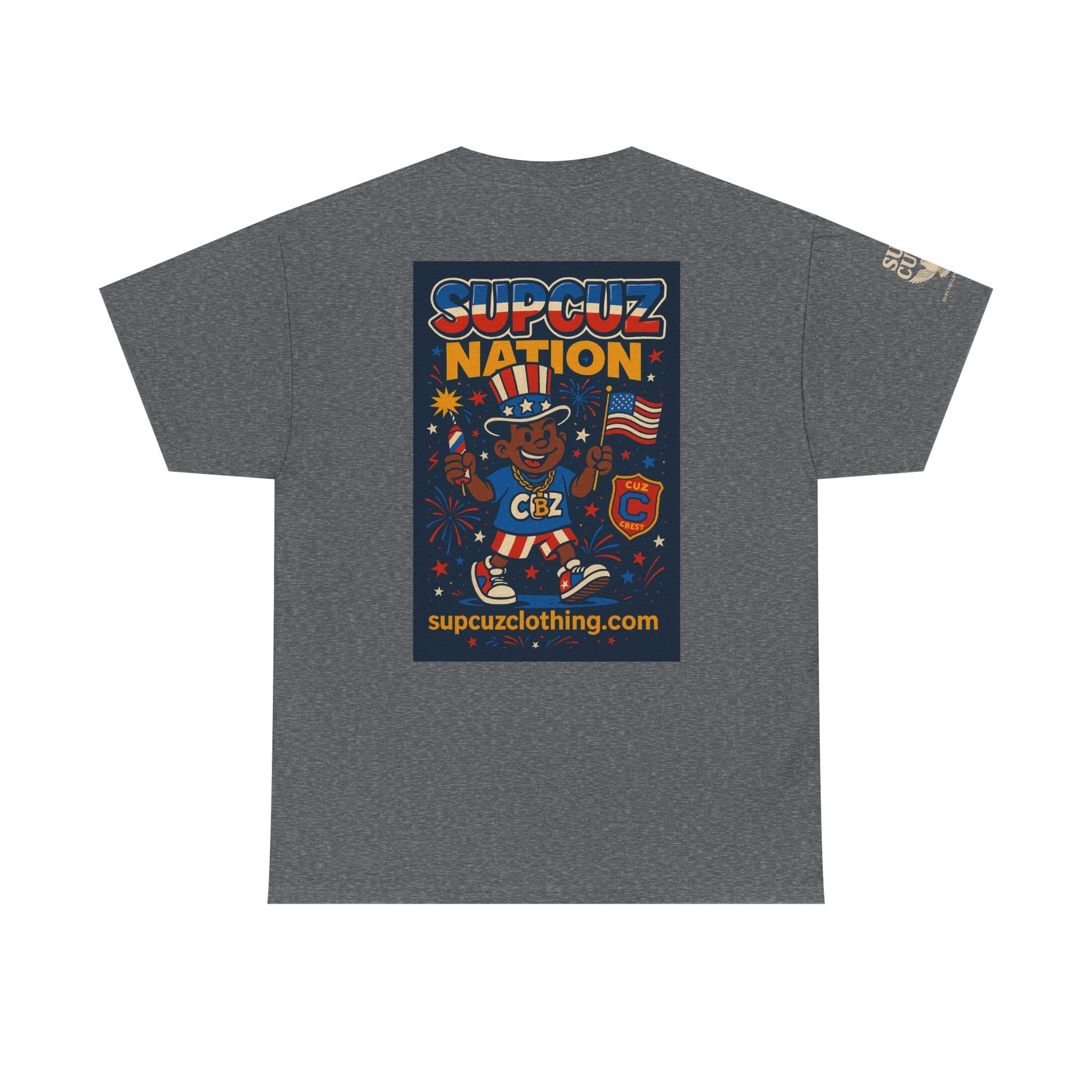 4th of July Launch Tee 1/6 - Unisex Heavy Cotton Tee