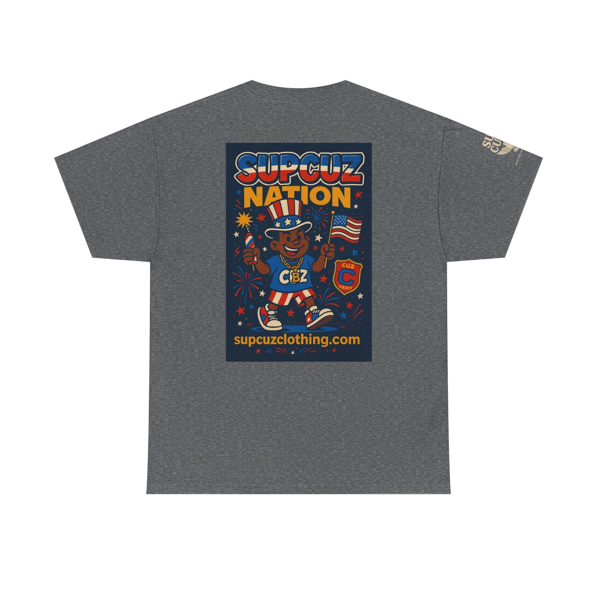 4th of July Launch Tee 1/6 - Unisex Heavy Cotton Tee
