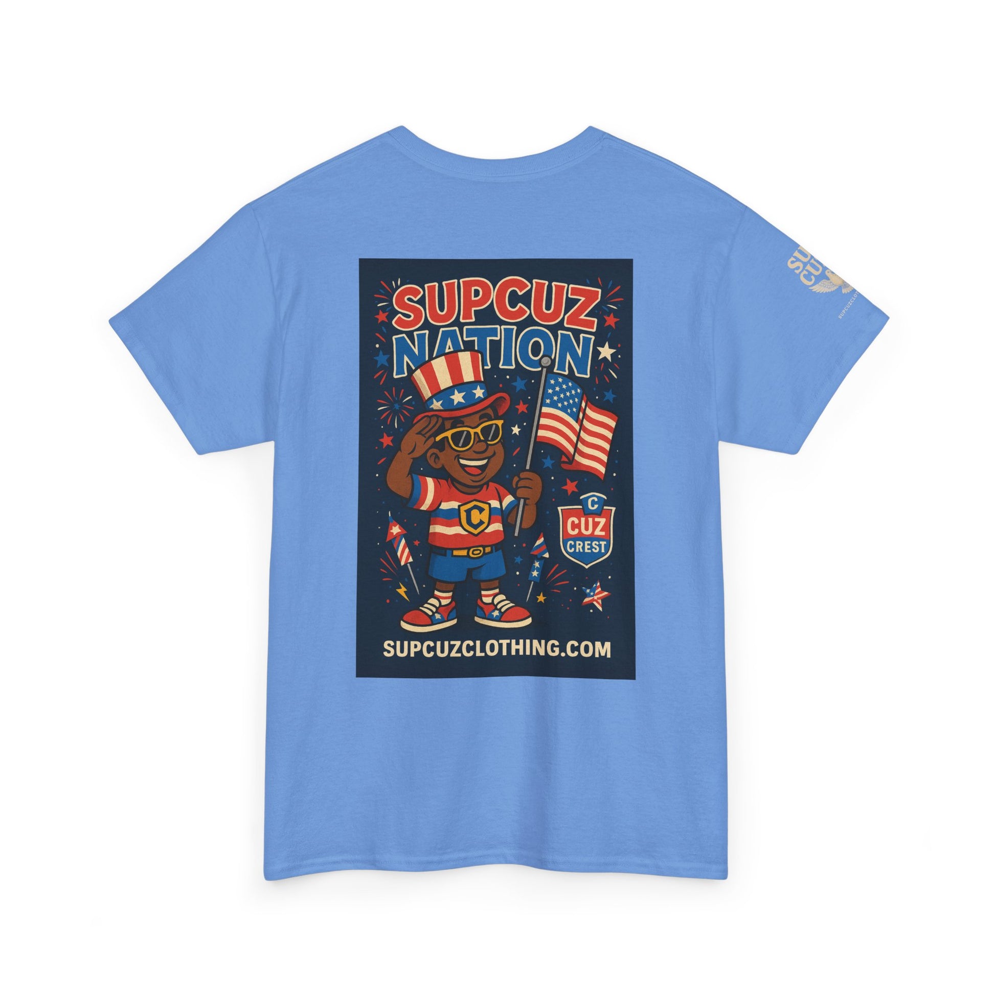 4th of July Launch Tee 2/6 - Unisex Heavy Cotton Tee