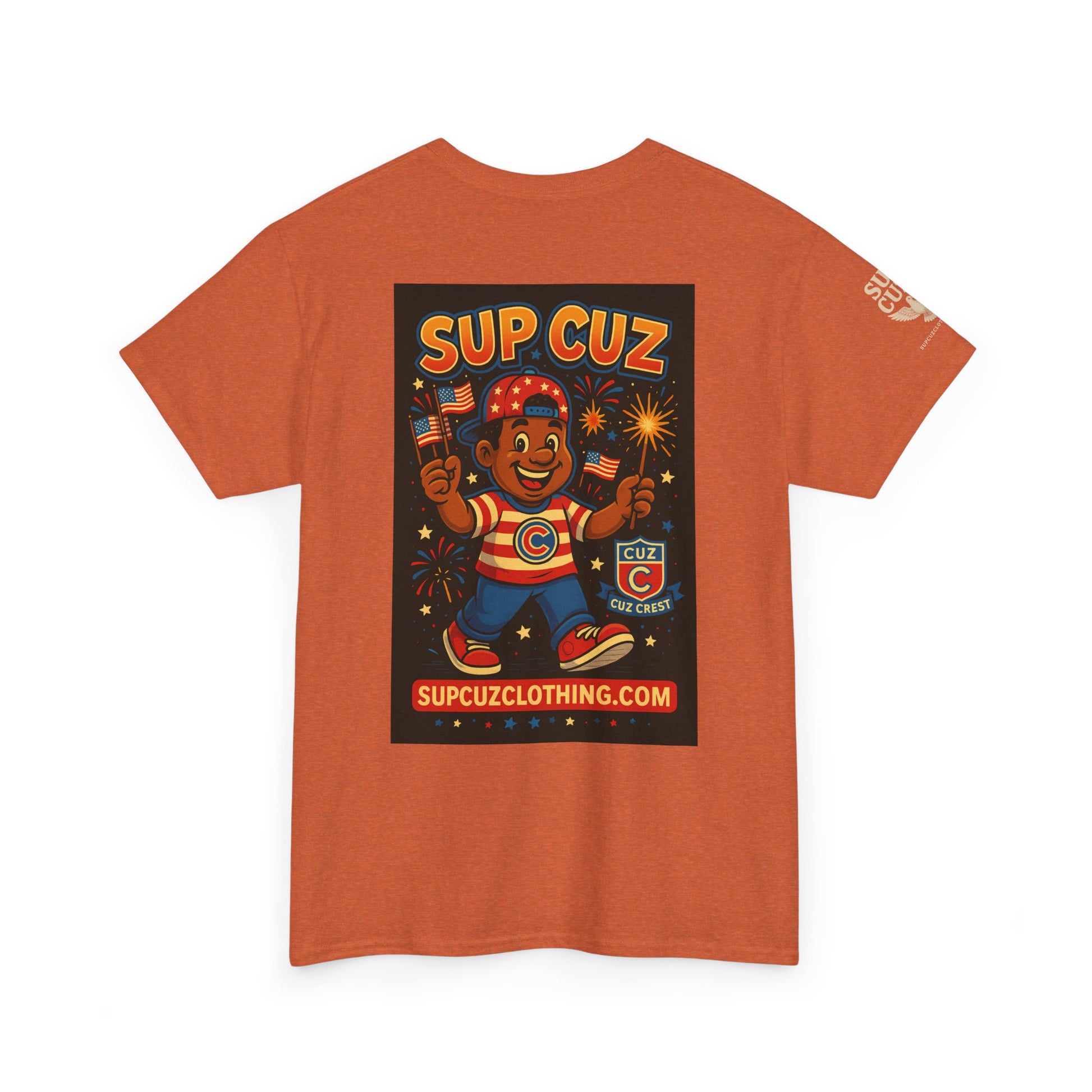 4th of July Launch Tee 3/6 - Unisex Heavy Cotton Tee