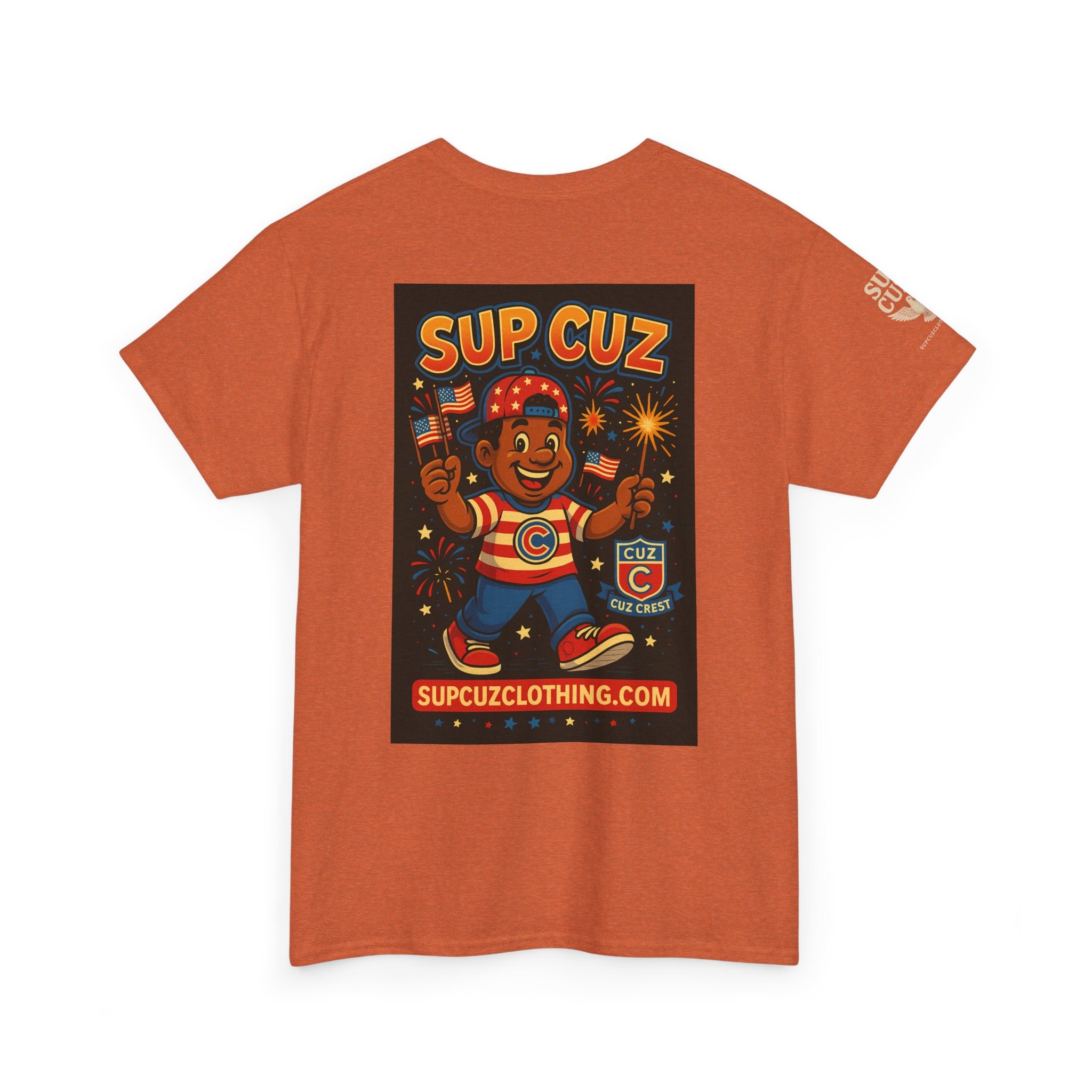 4th of July Launch Tee 3/6 - Unisex Heavy Cotton Tee