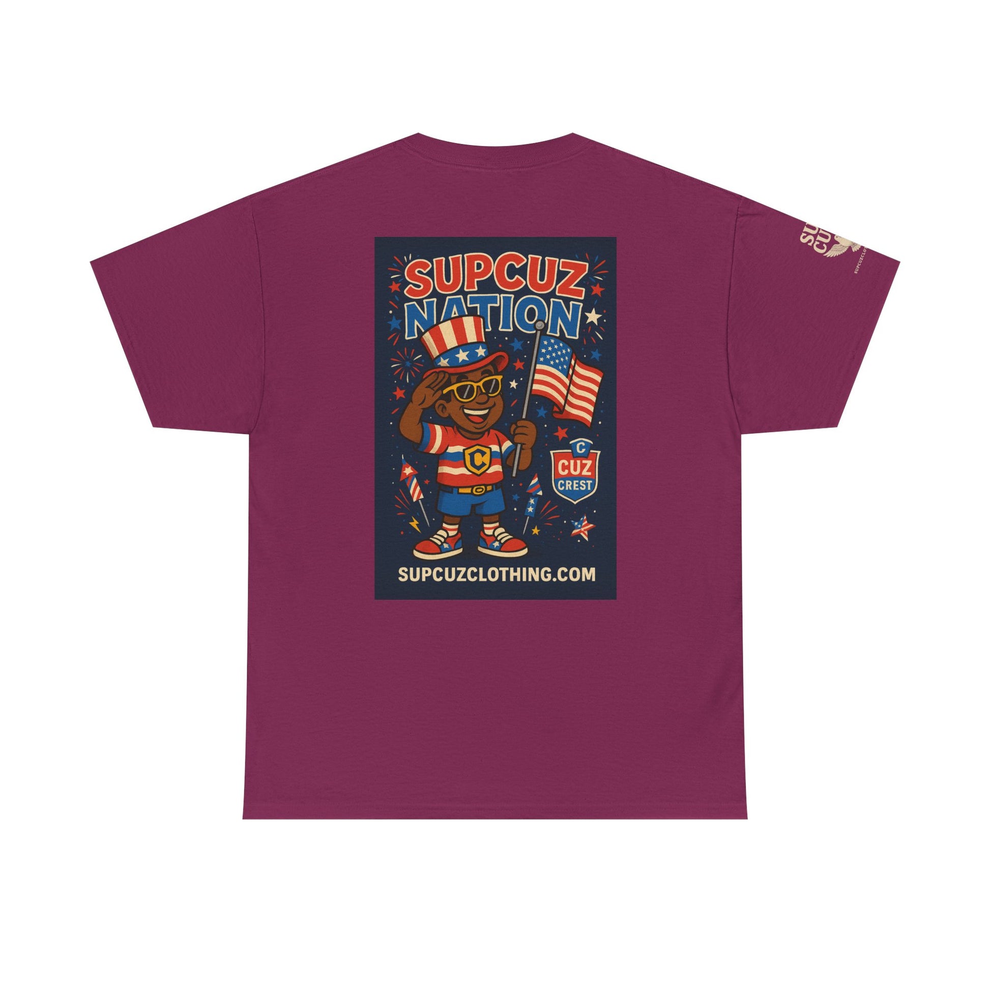 4th of July Launch Tee 2/6 - Unisex Heavy Cotton Tee