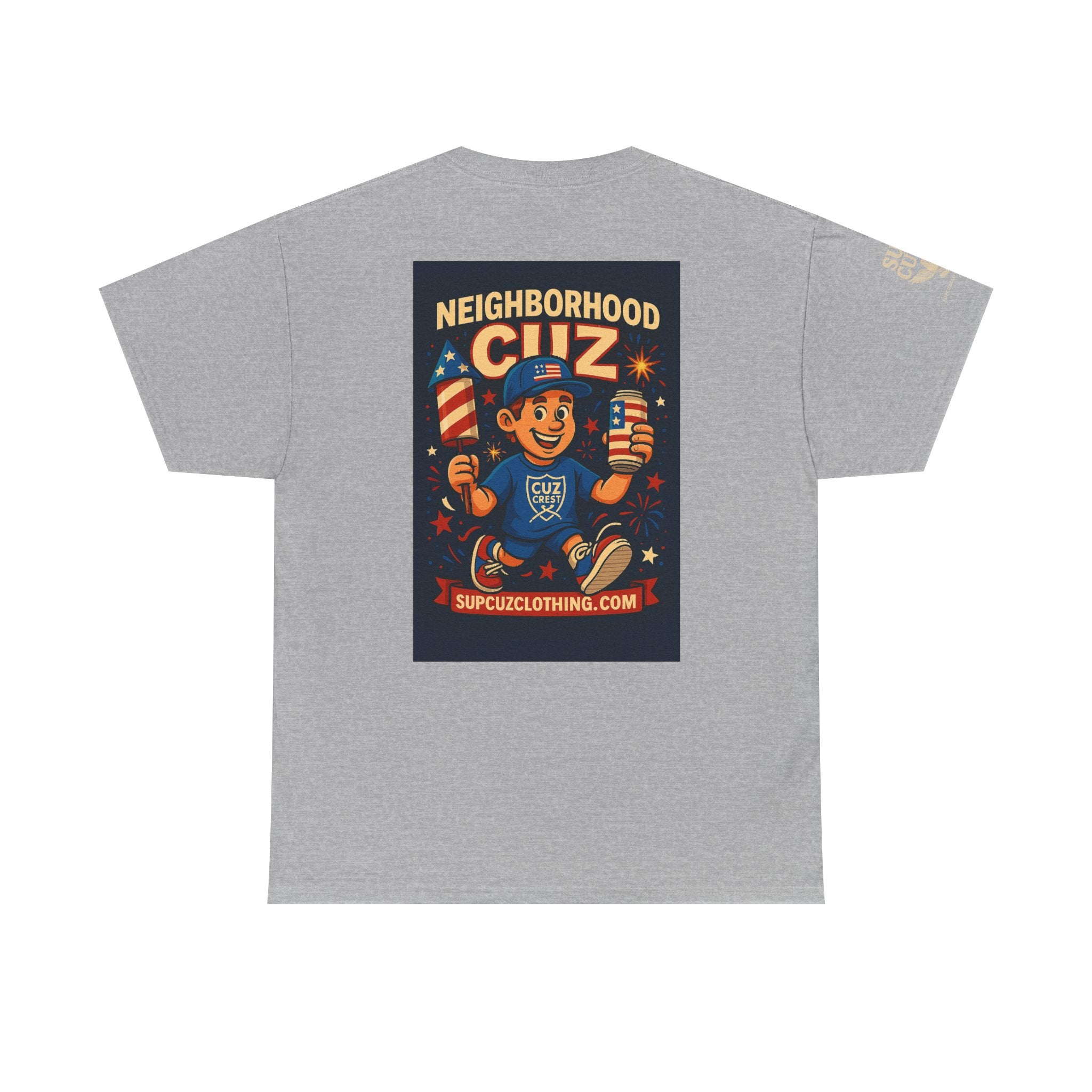 4th of July Launch Tee 5/6 - Unisex Heavy Cotton Tee