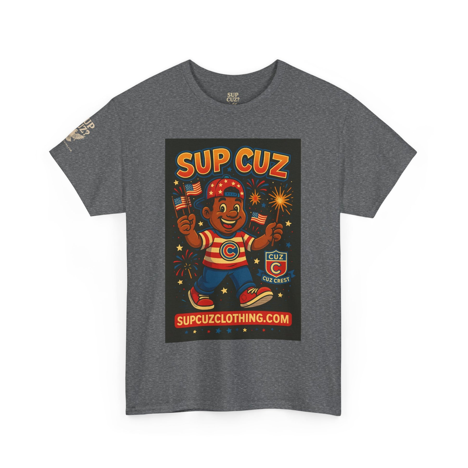 4th of July Launch Tee 3/6 - Unisex Heavy Cotton Tee