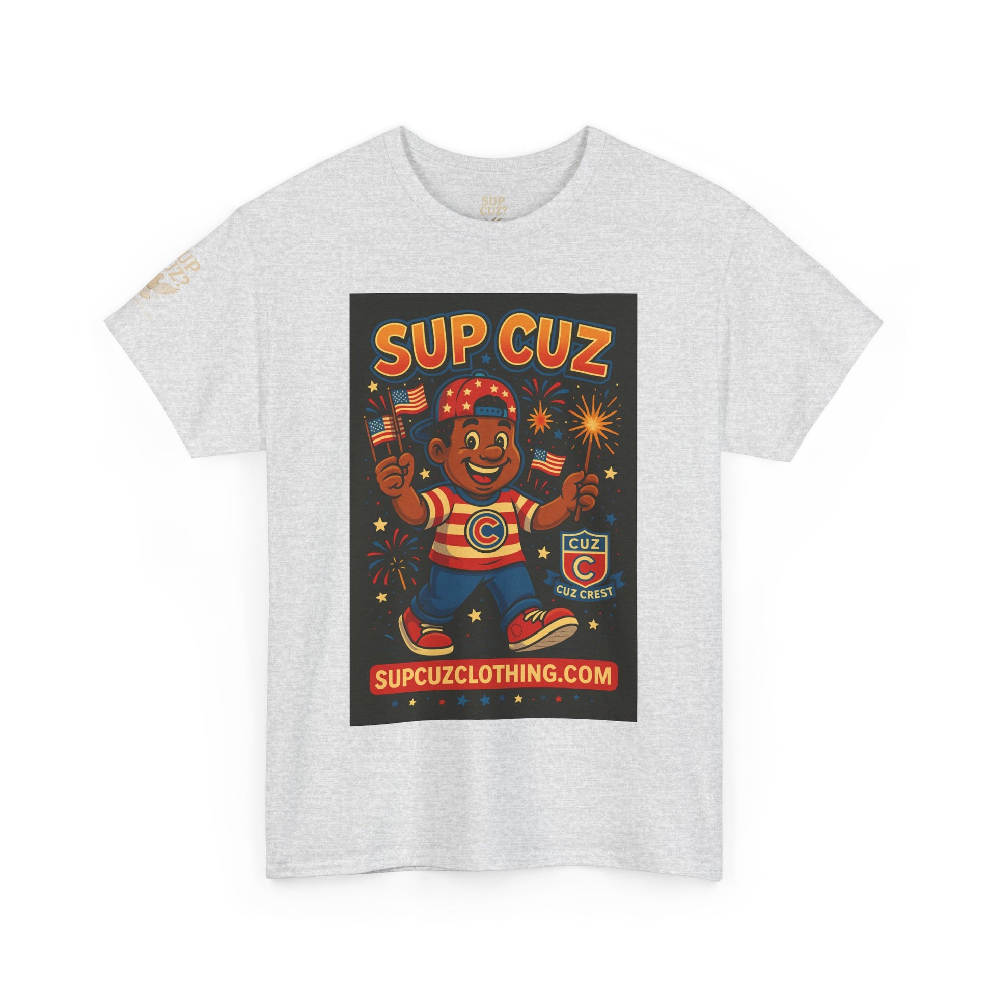 4th of July Launch Tee 3/6 - Unisex Heavy Cotton Tee