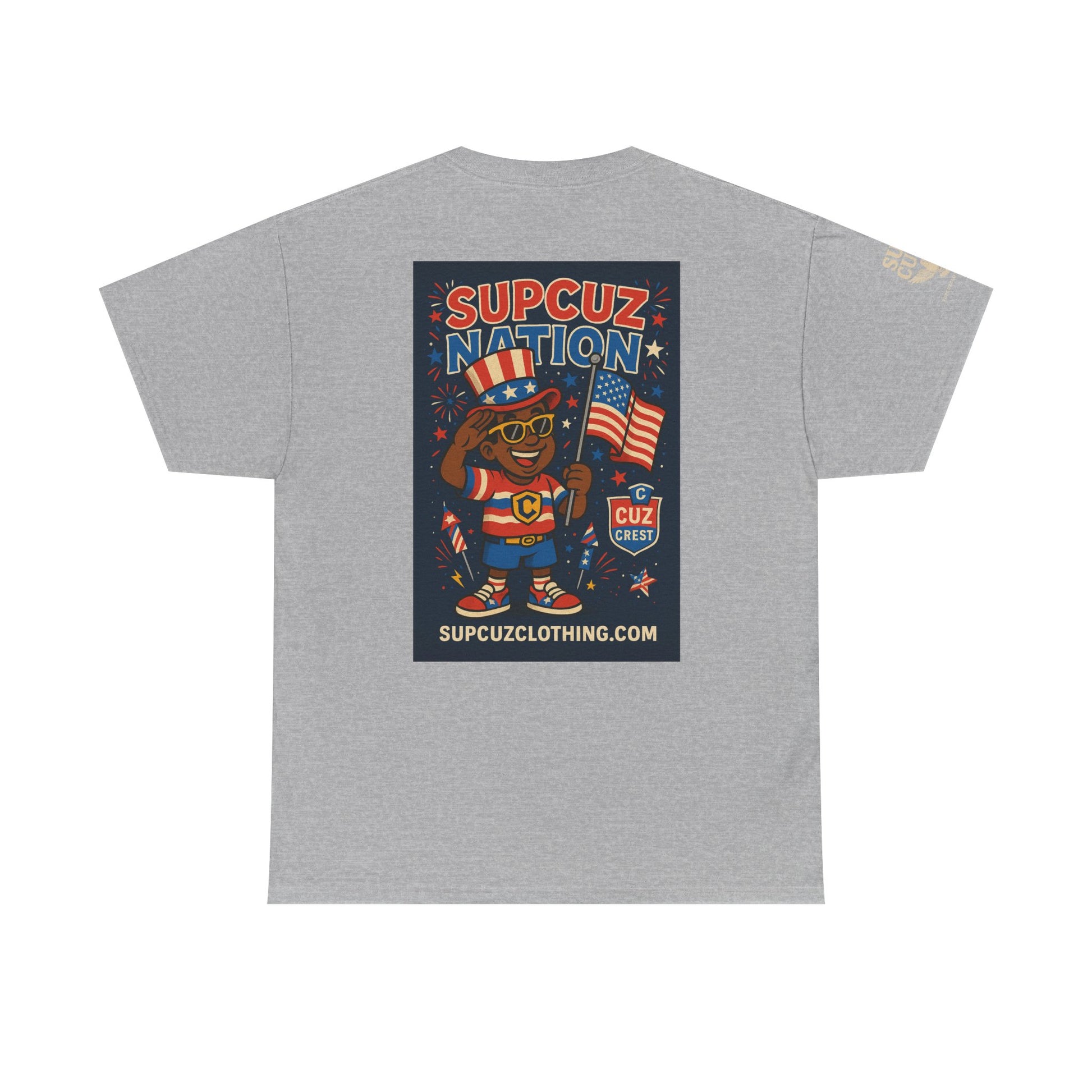 4th of July Launch Tee 2/6 - Unisex Heavy Cotton Tee