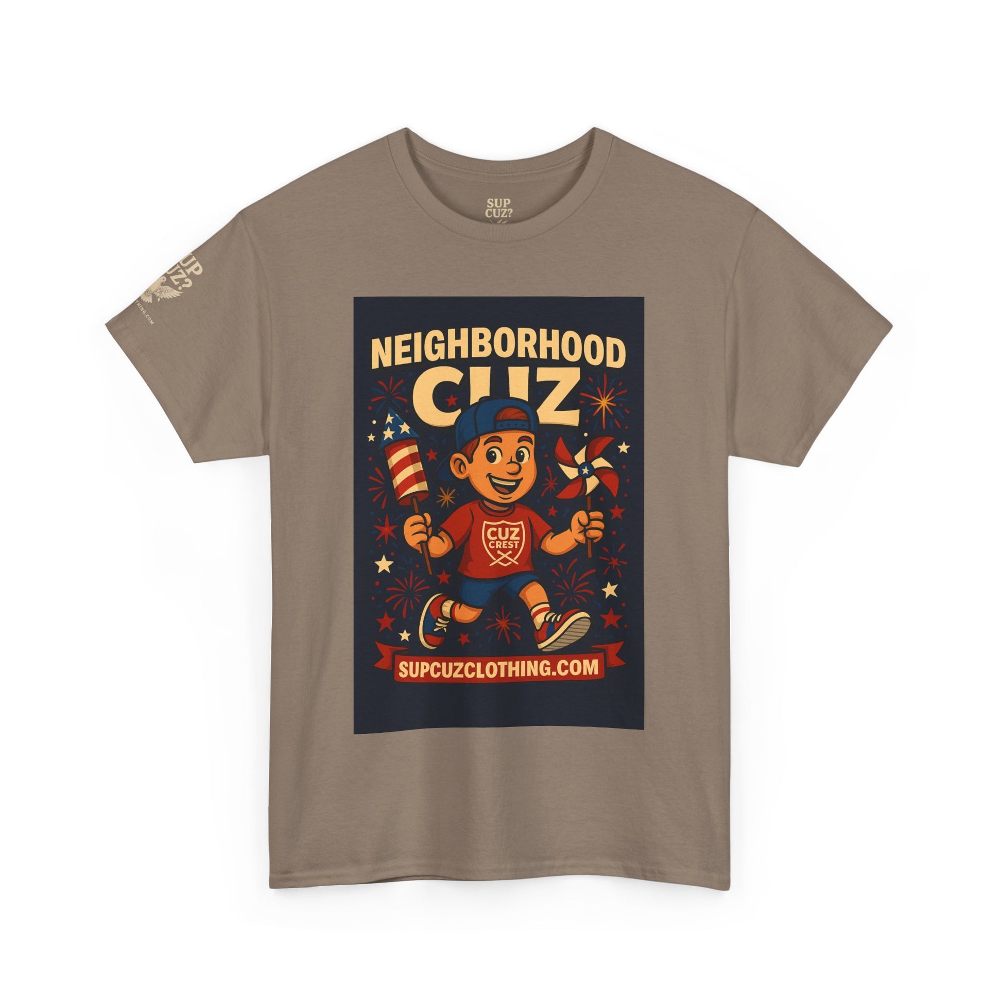 4th of July Launch Tee 6/6 - Unisex Heavy Cotton Tee